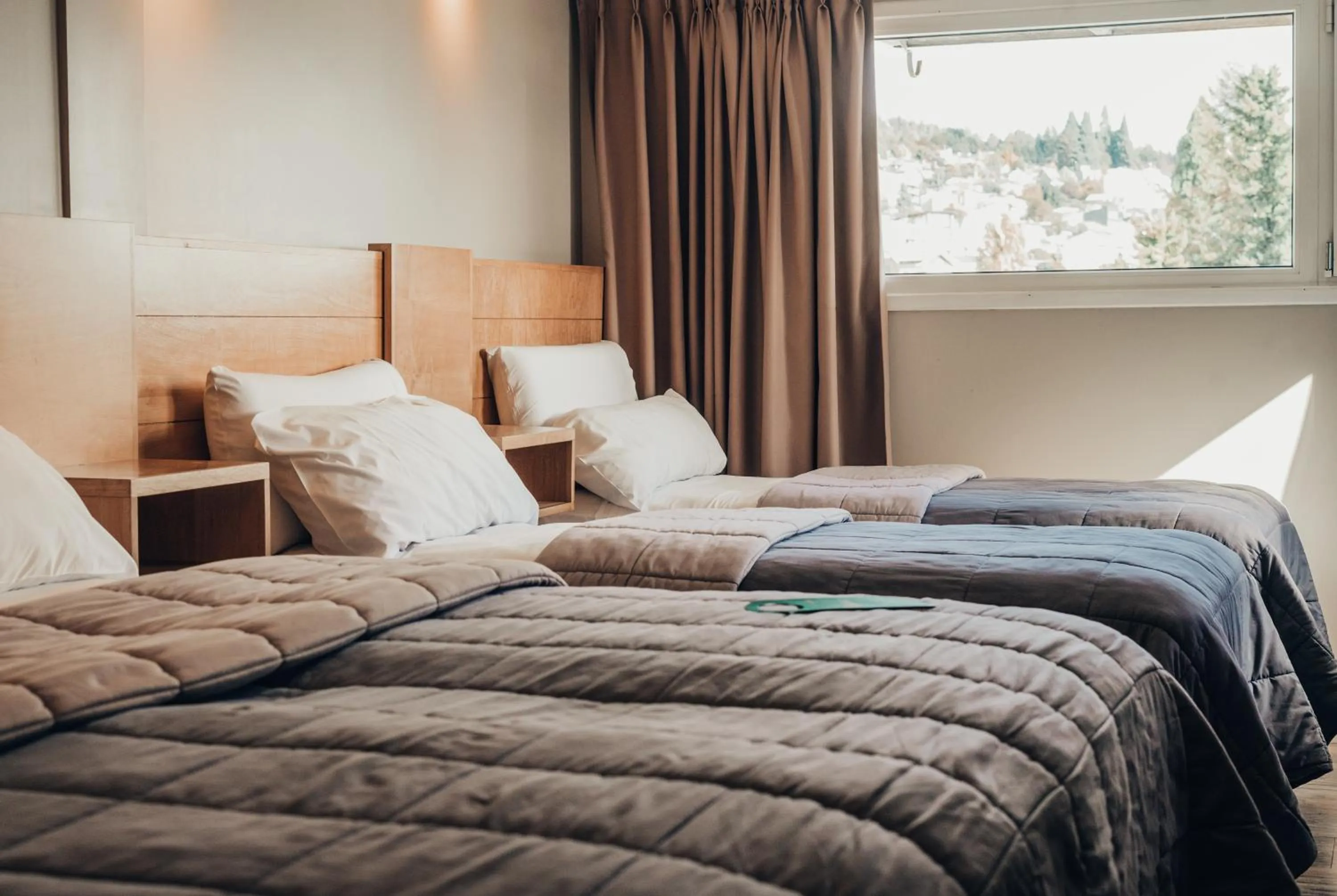 Bed in Hotel EcoSki by bund