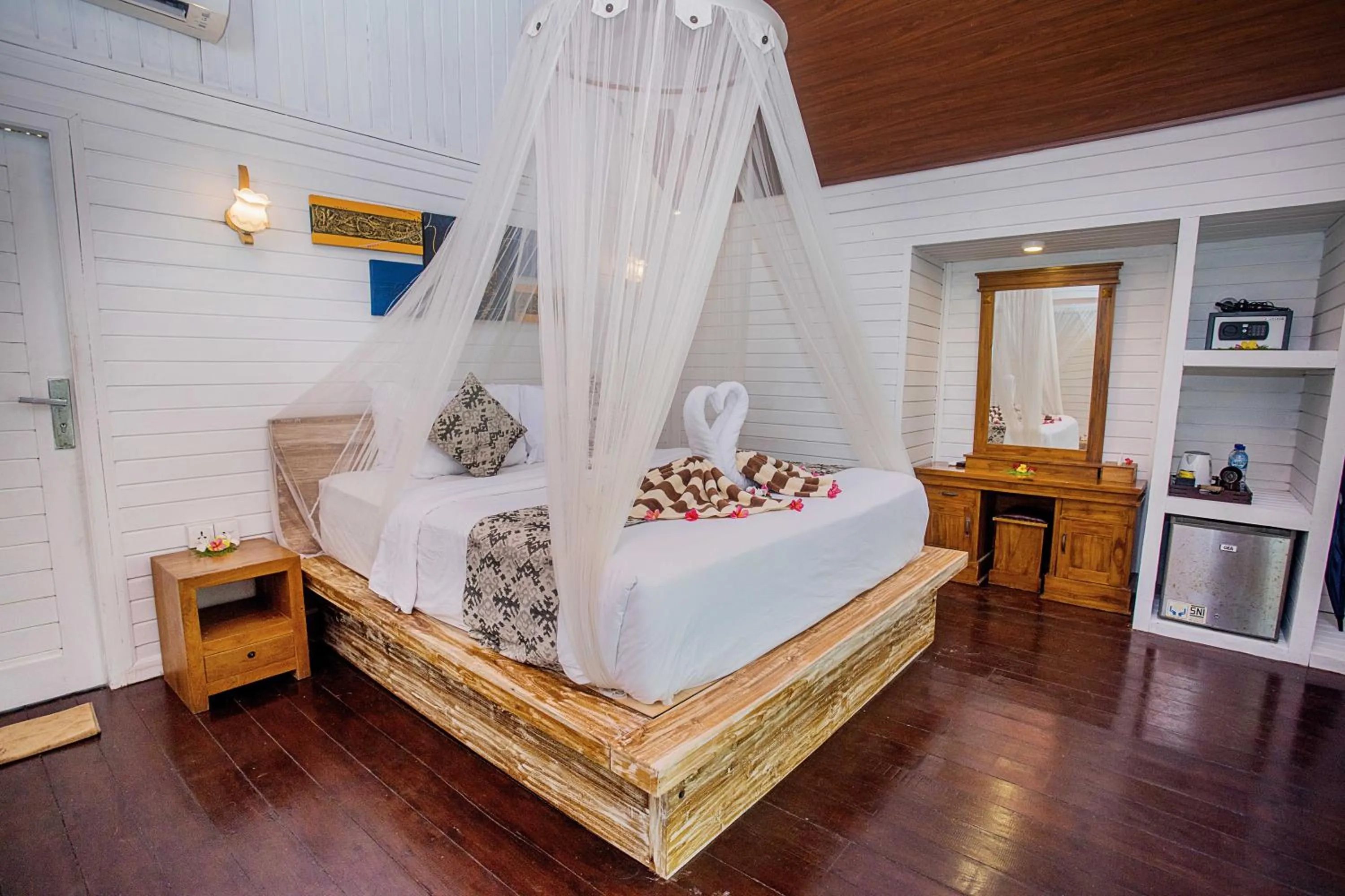 Bed in Sanghyang Bay Villas