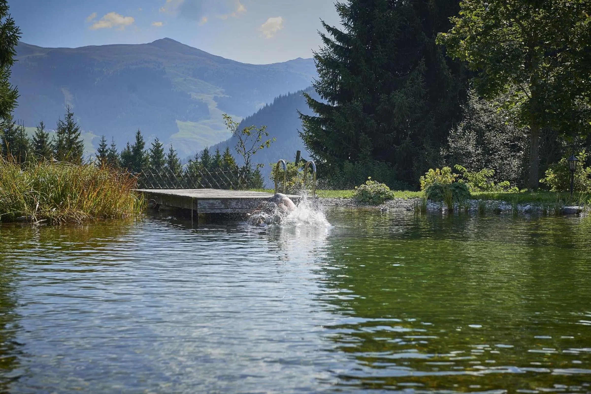 Swimming pool in AlpenOase Sonnhof