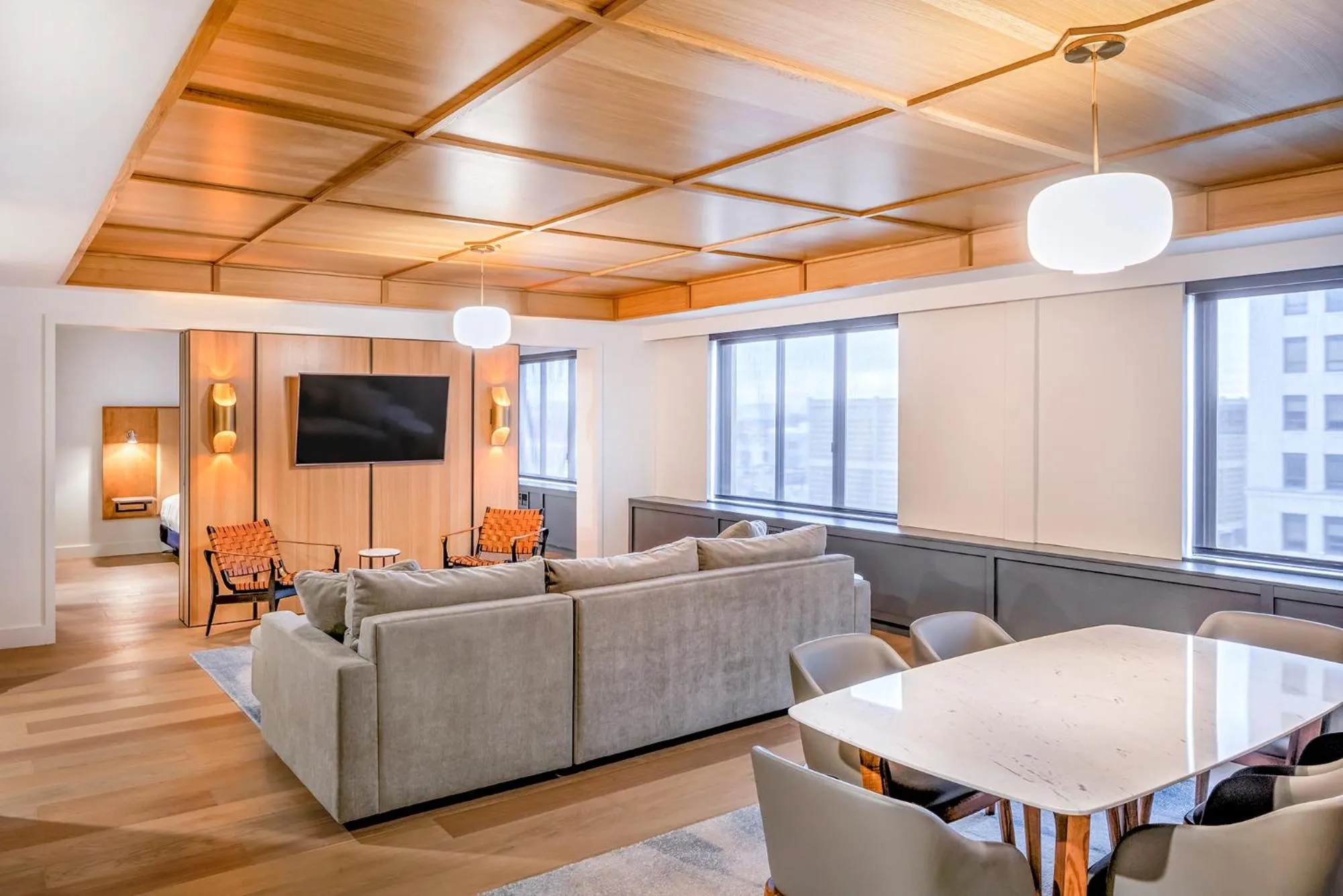 Living room in Hotel St. Regis Detroit