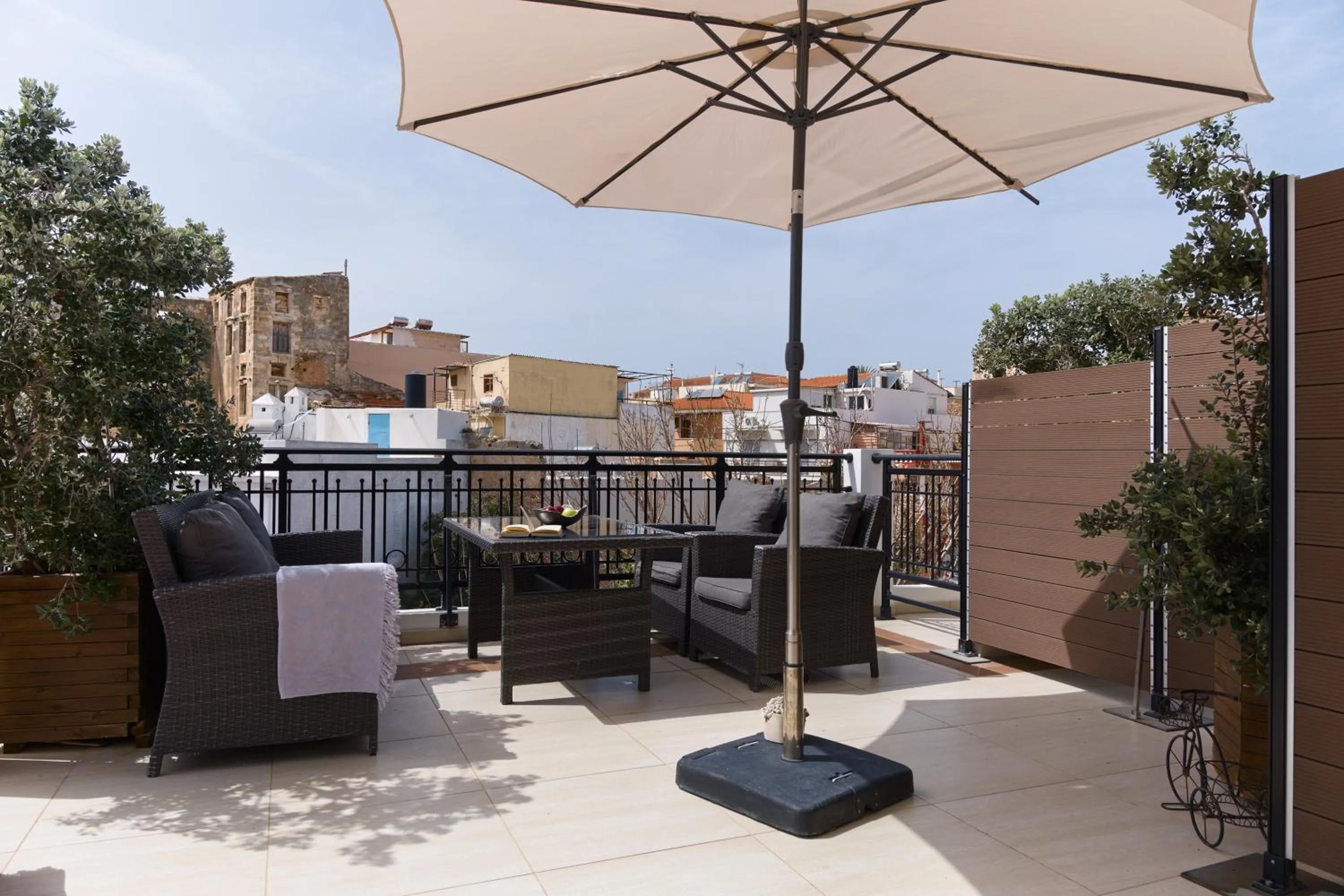 Patio in Nival Luxury Suites