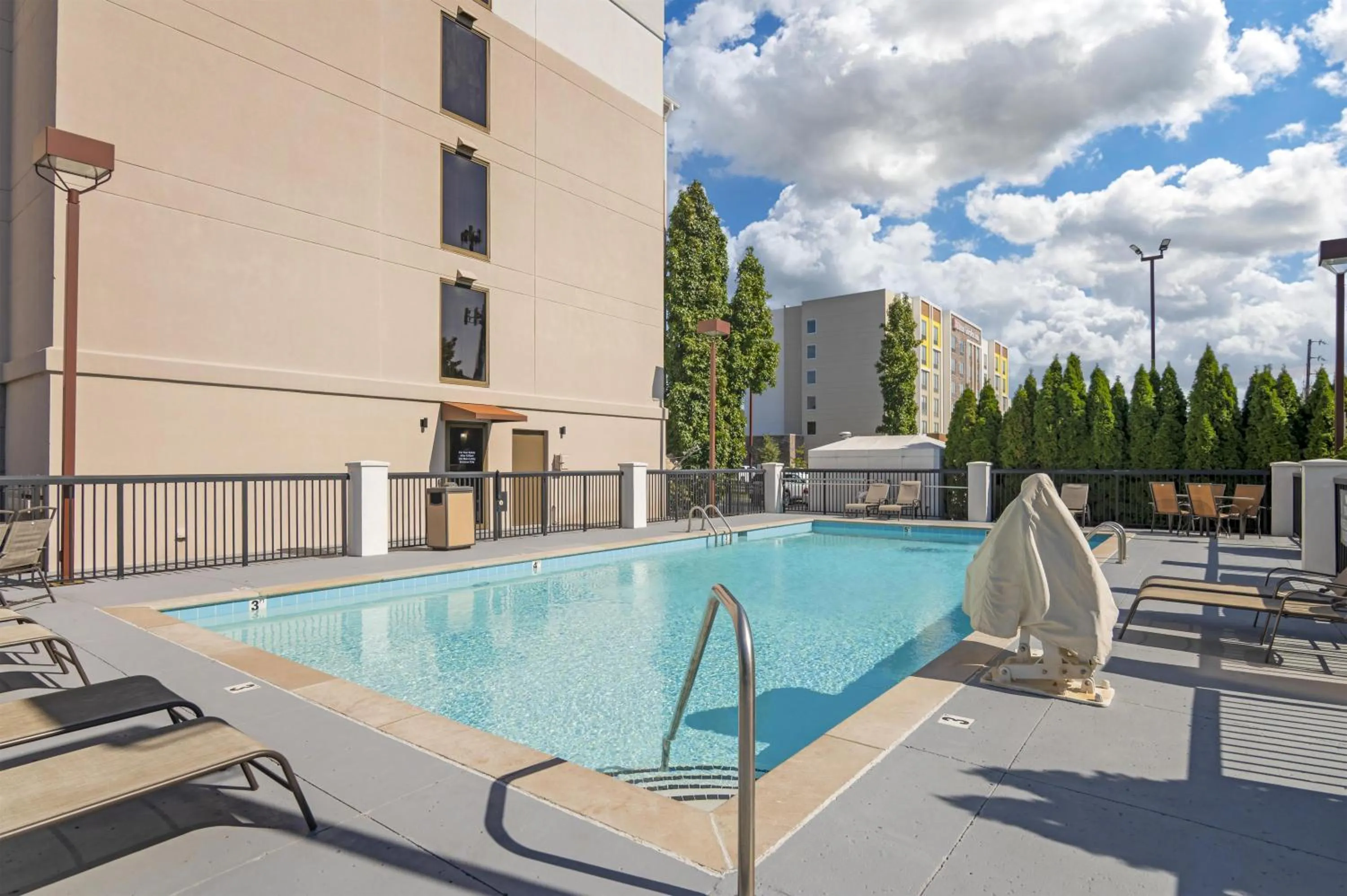 Pool view in Best Western Suites near Opryland