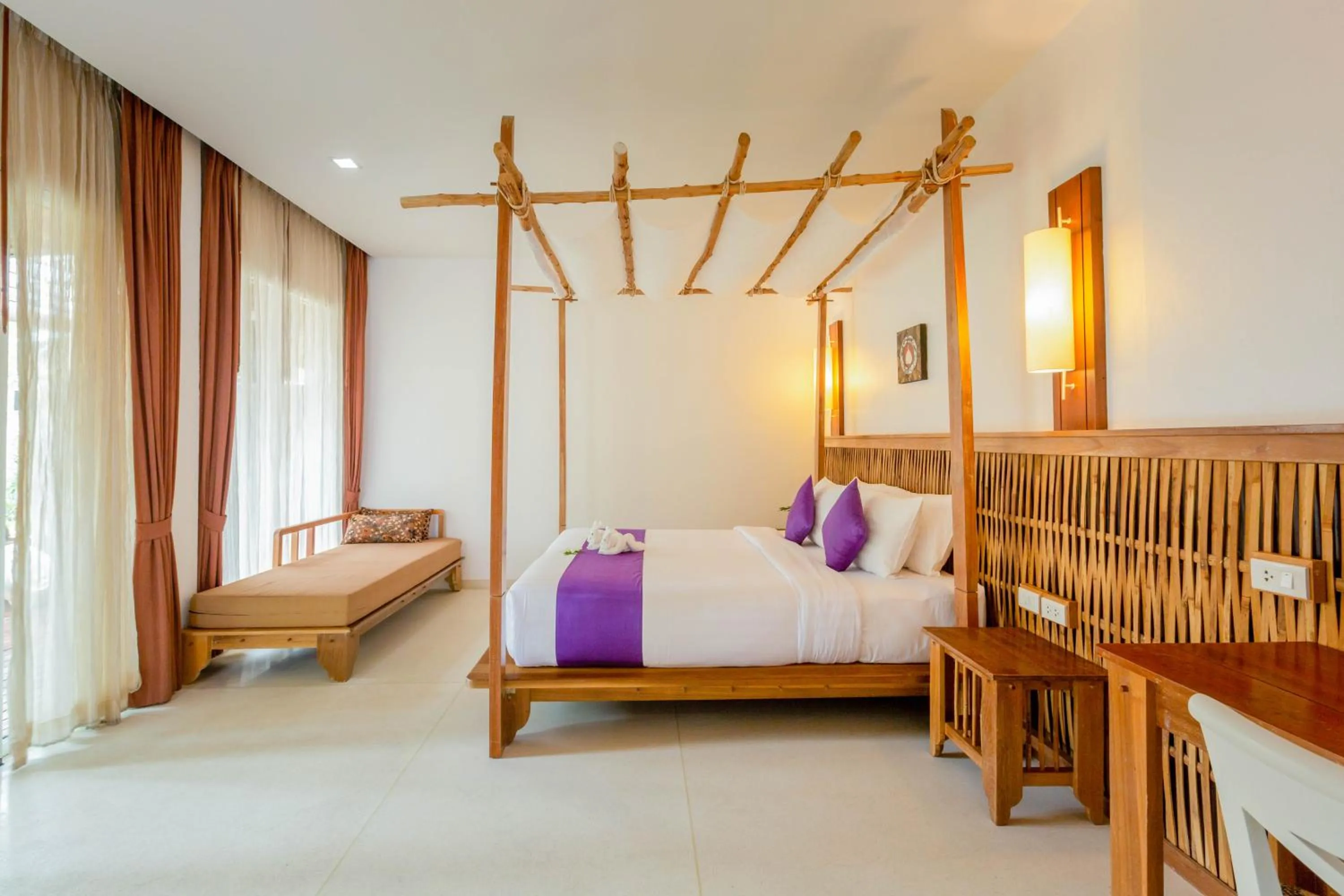 Bed in Railay Bay Resort & Spa