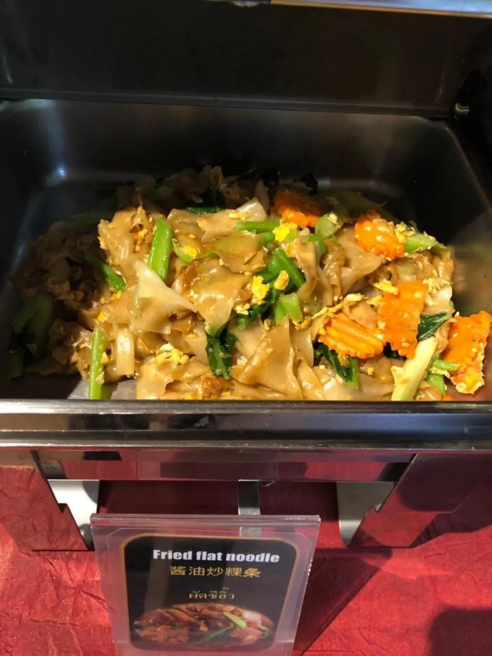 Buffet breakfast in Vieng Mantra Hotel