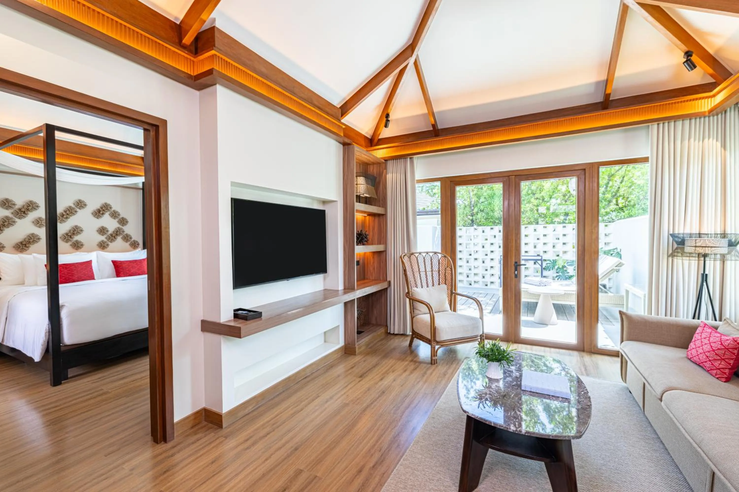 Bed in Crimson Resort and Spa - Mactan Island, Cebu