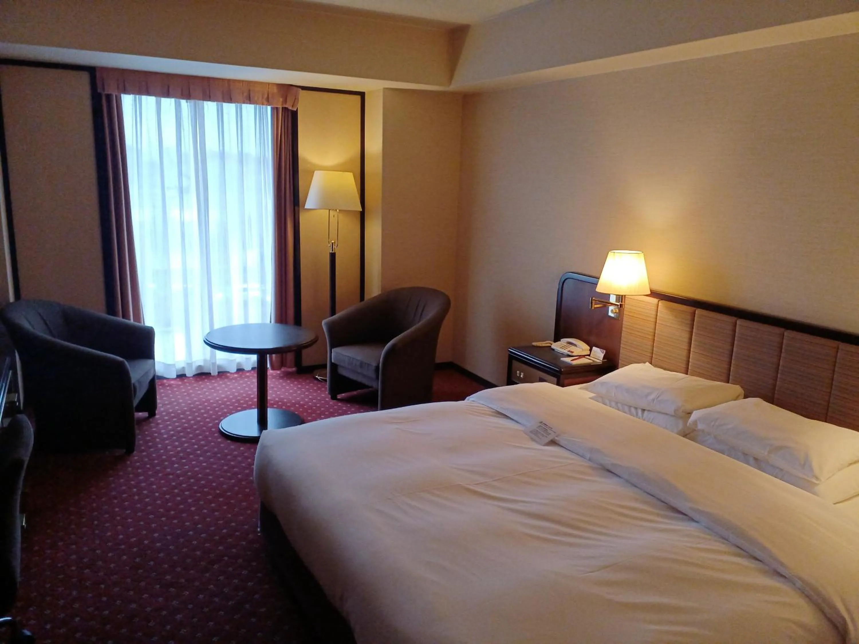 Bed in ANA Crowne Plaza Hotel Kyoto by IHG