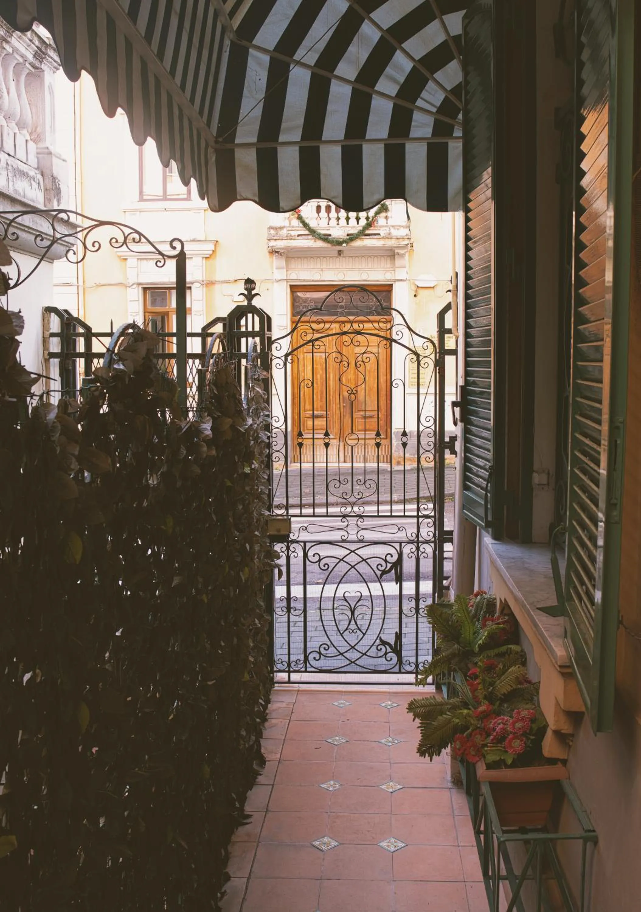 Patio in B&B Flora House