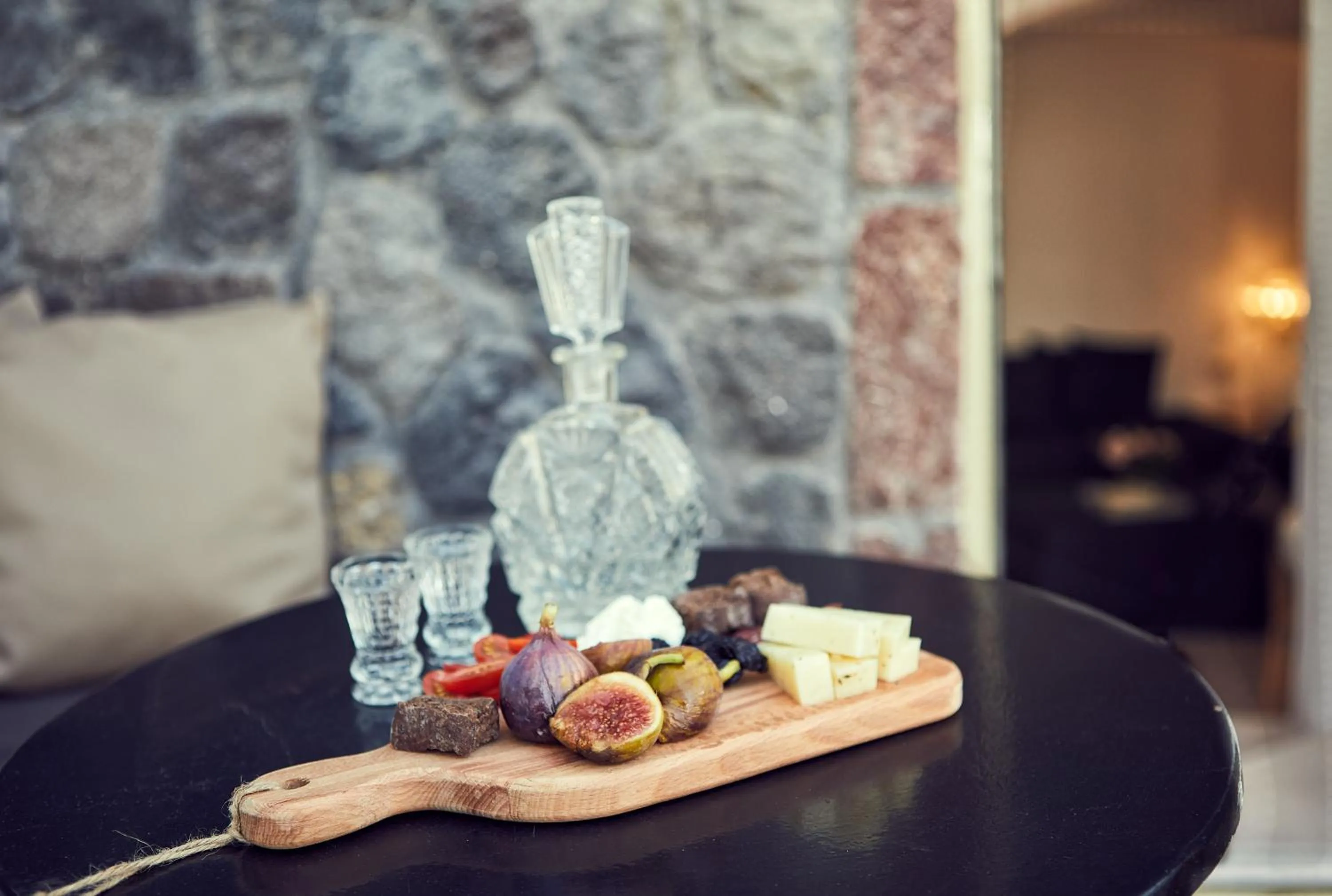 Food in Arvanitis Cave Village