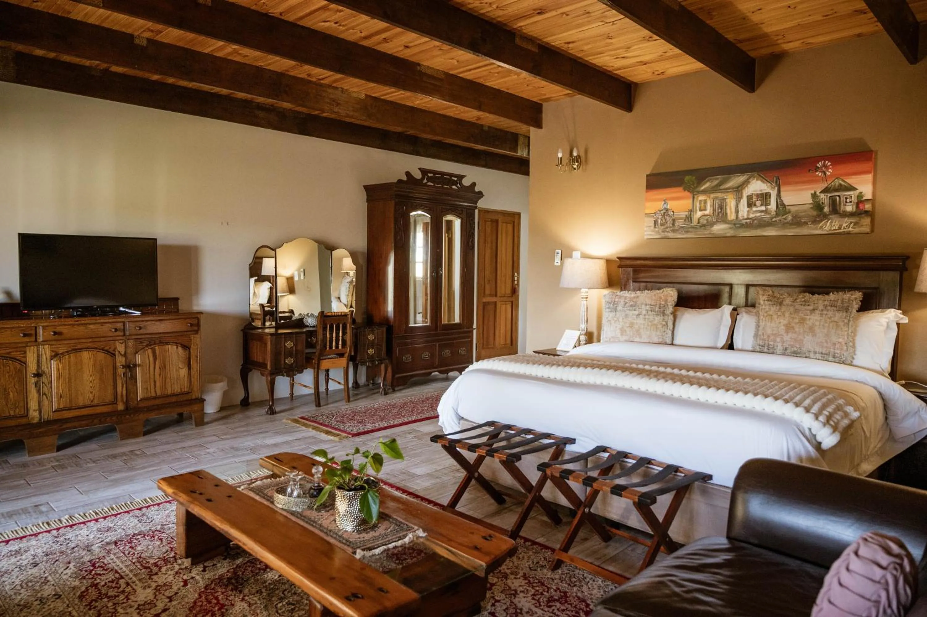 Bed in De Denne Country Guest House