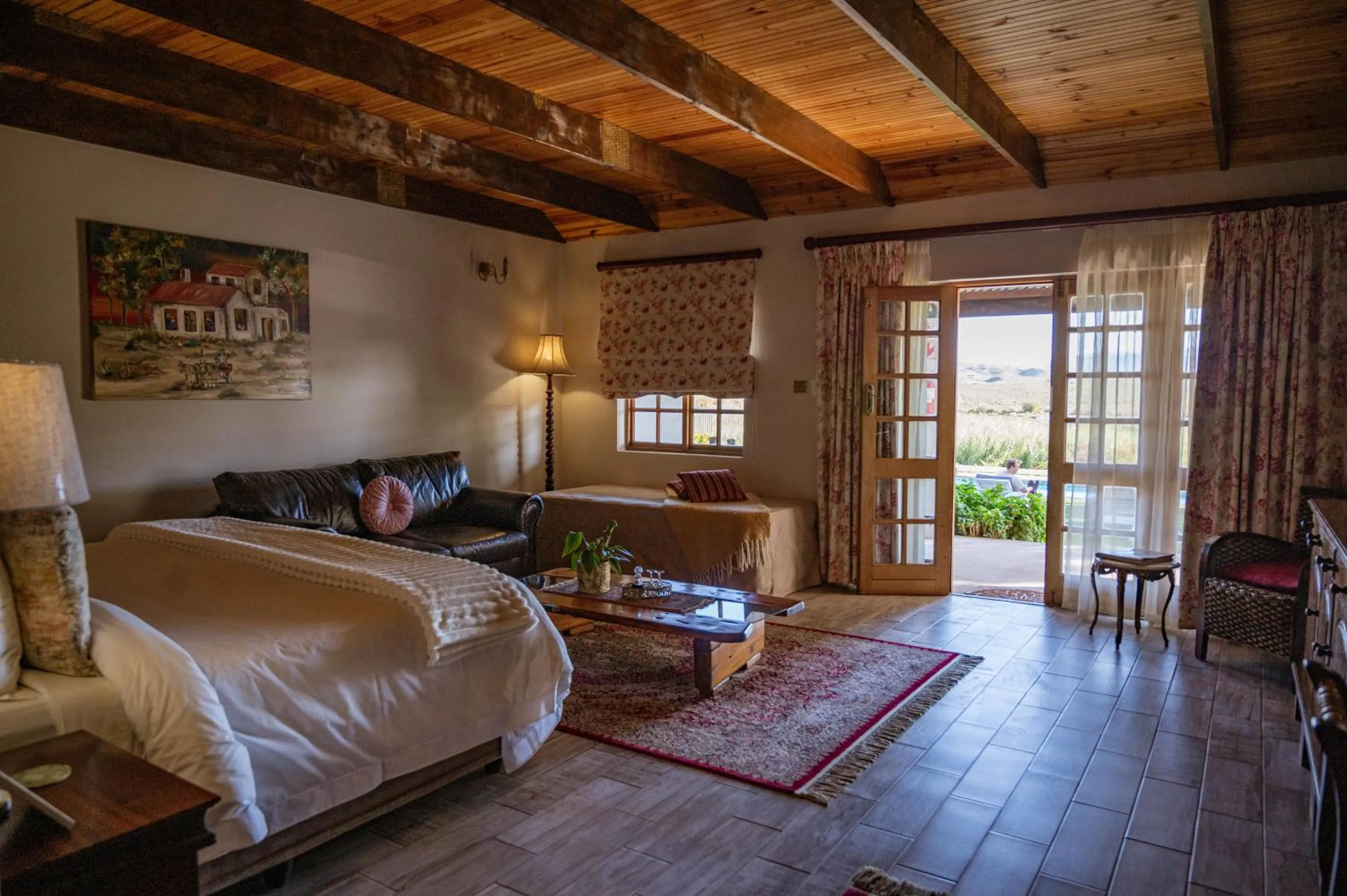 Bed in De Denne Country Guest House