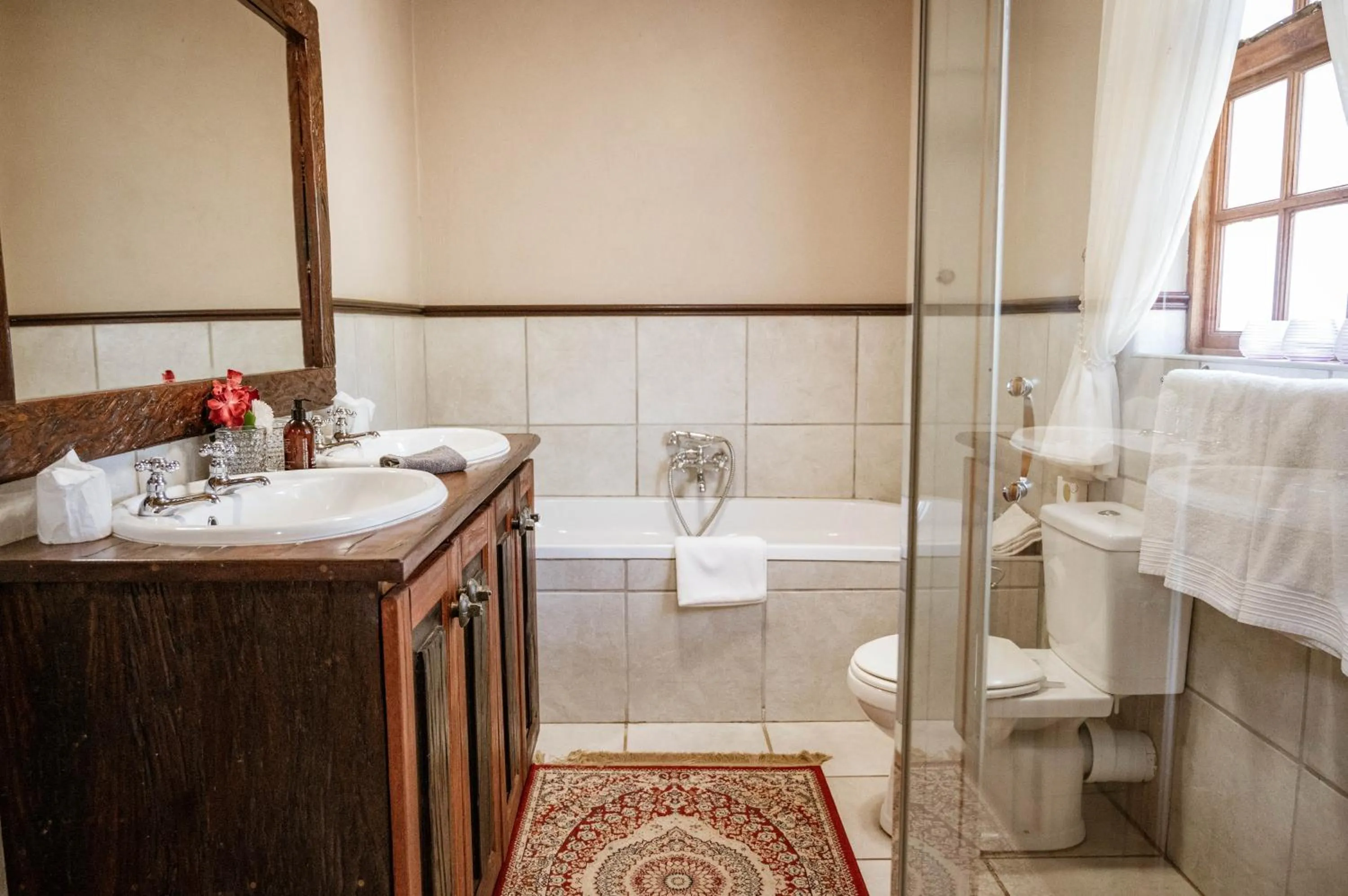 Shower in De Denne Country Guest House