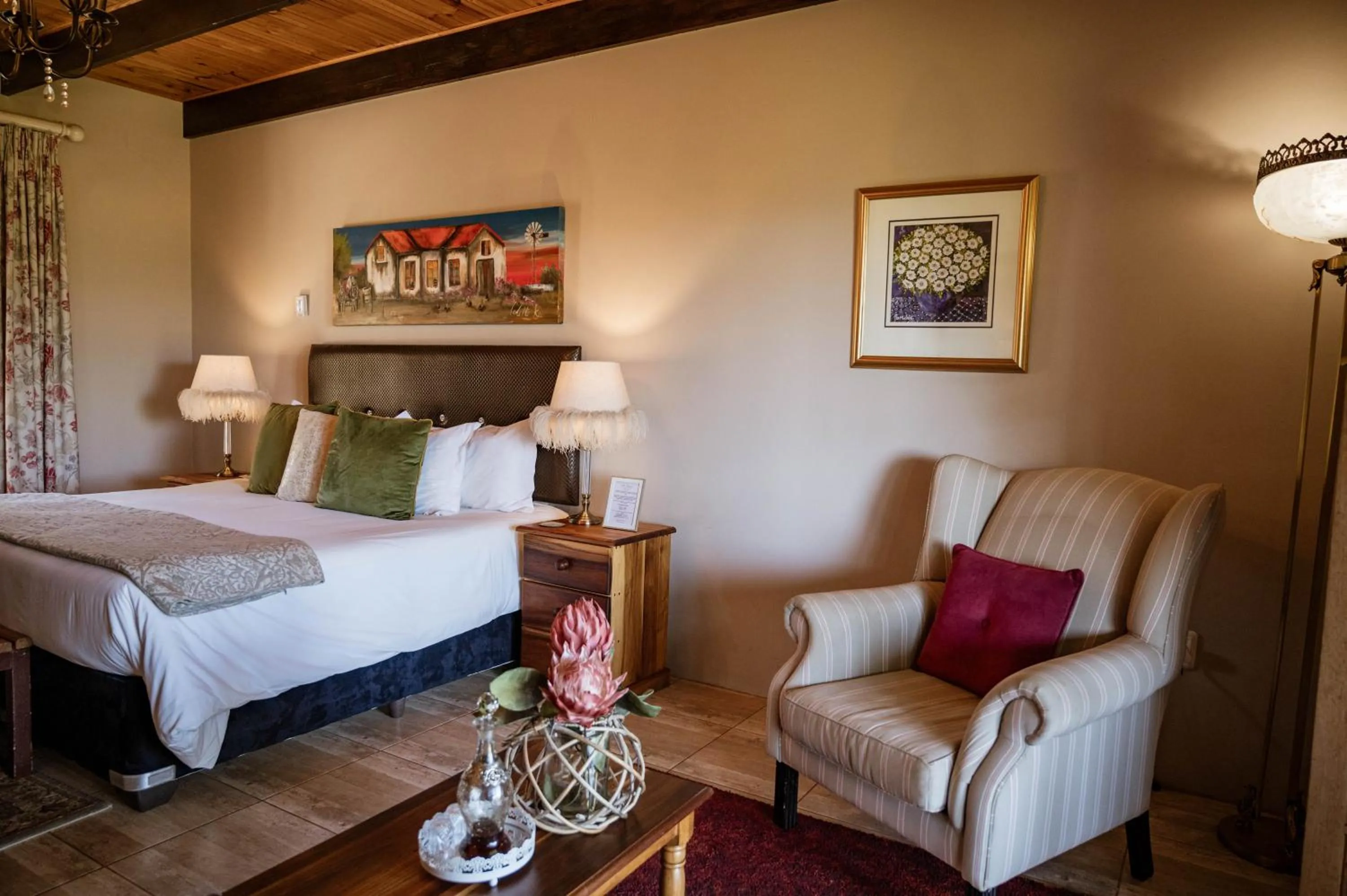 Bed in De Denne Country Guest House