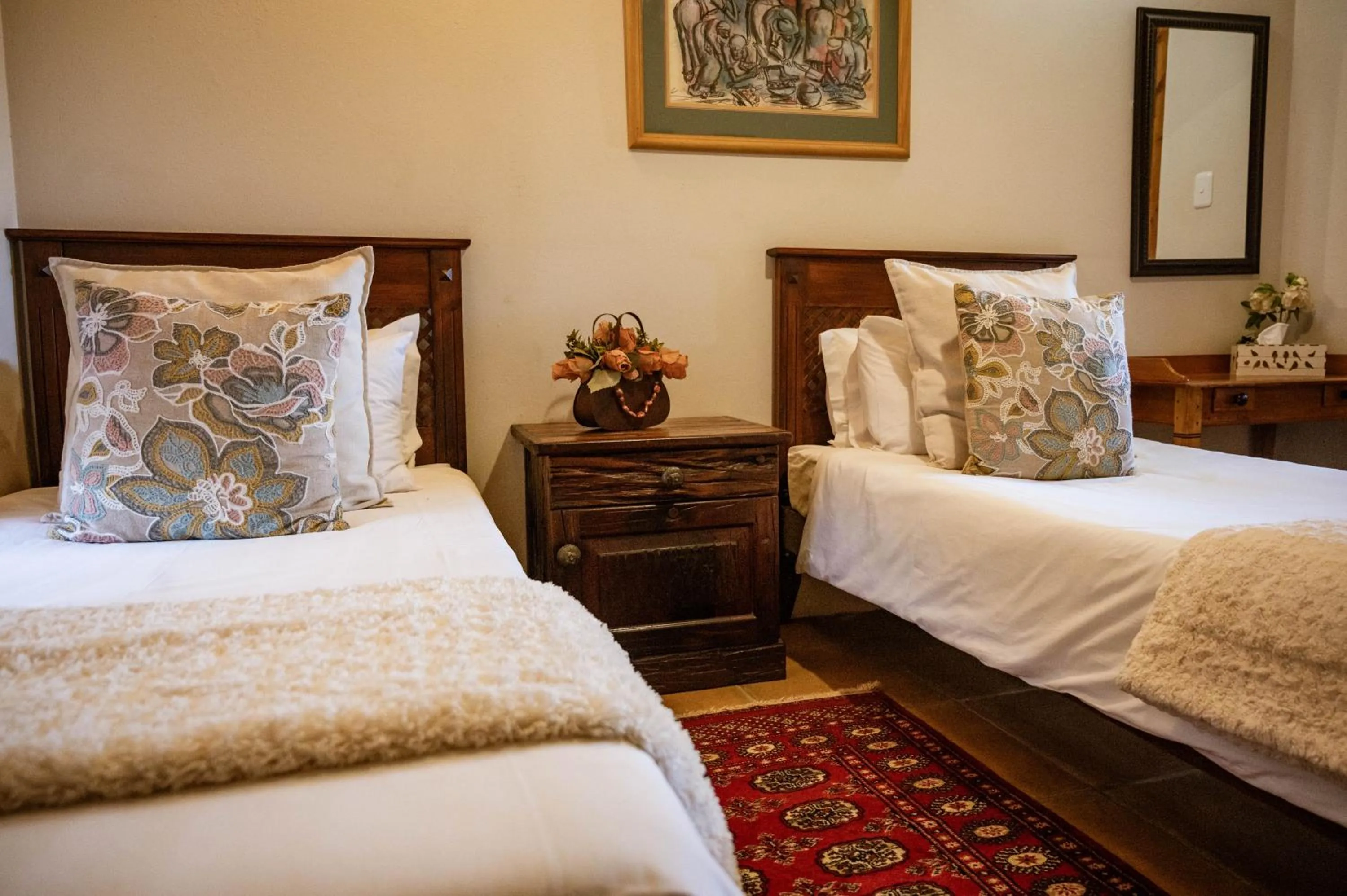 Bed in De Denne Country Guest House