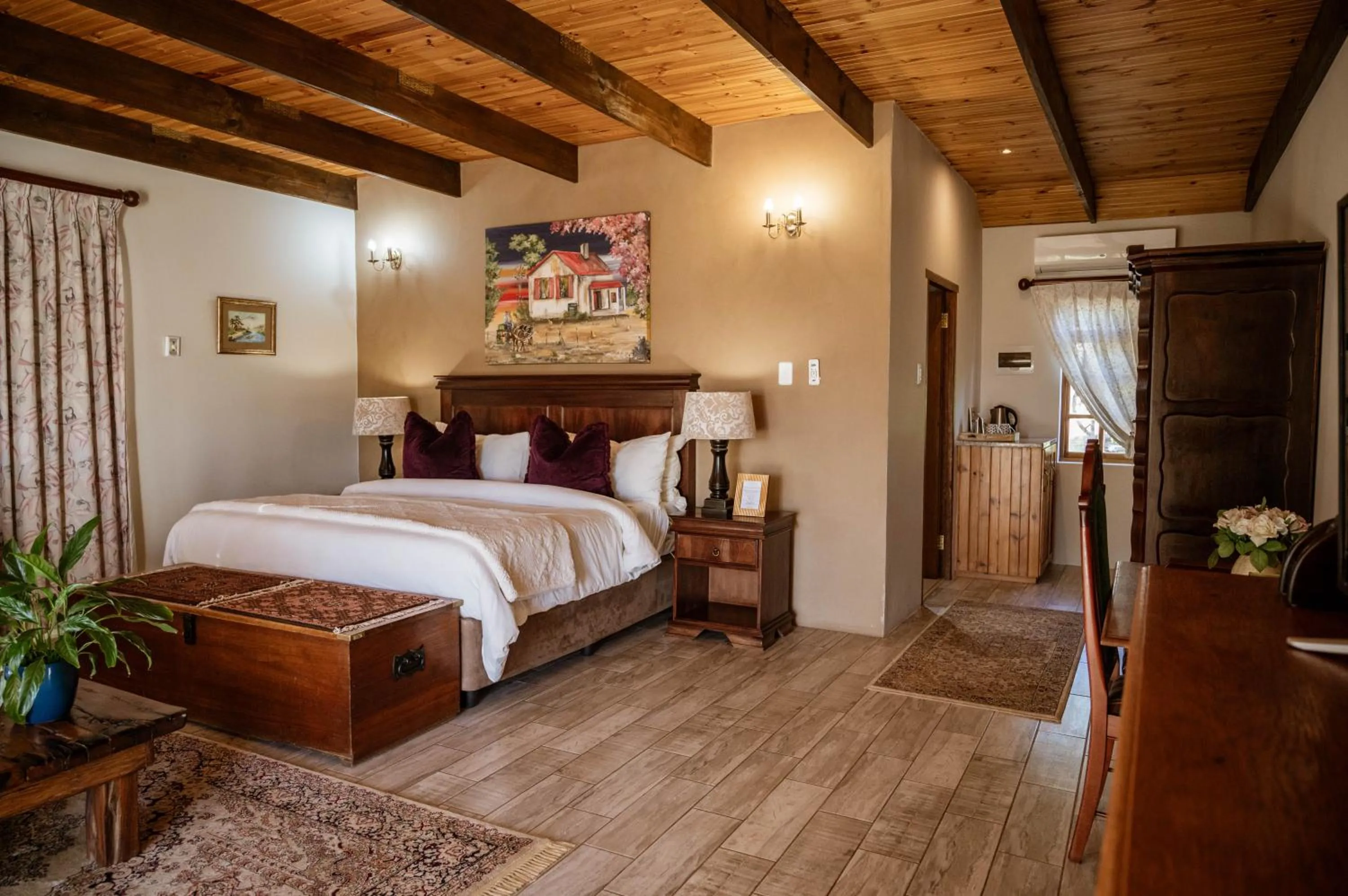 Bed in De Denne Country Guest House