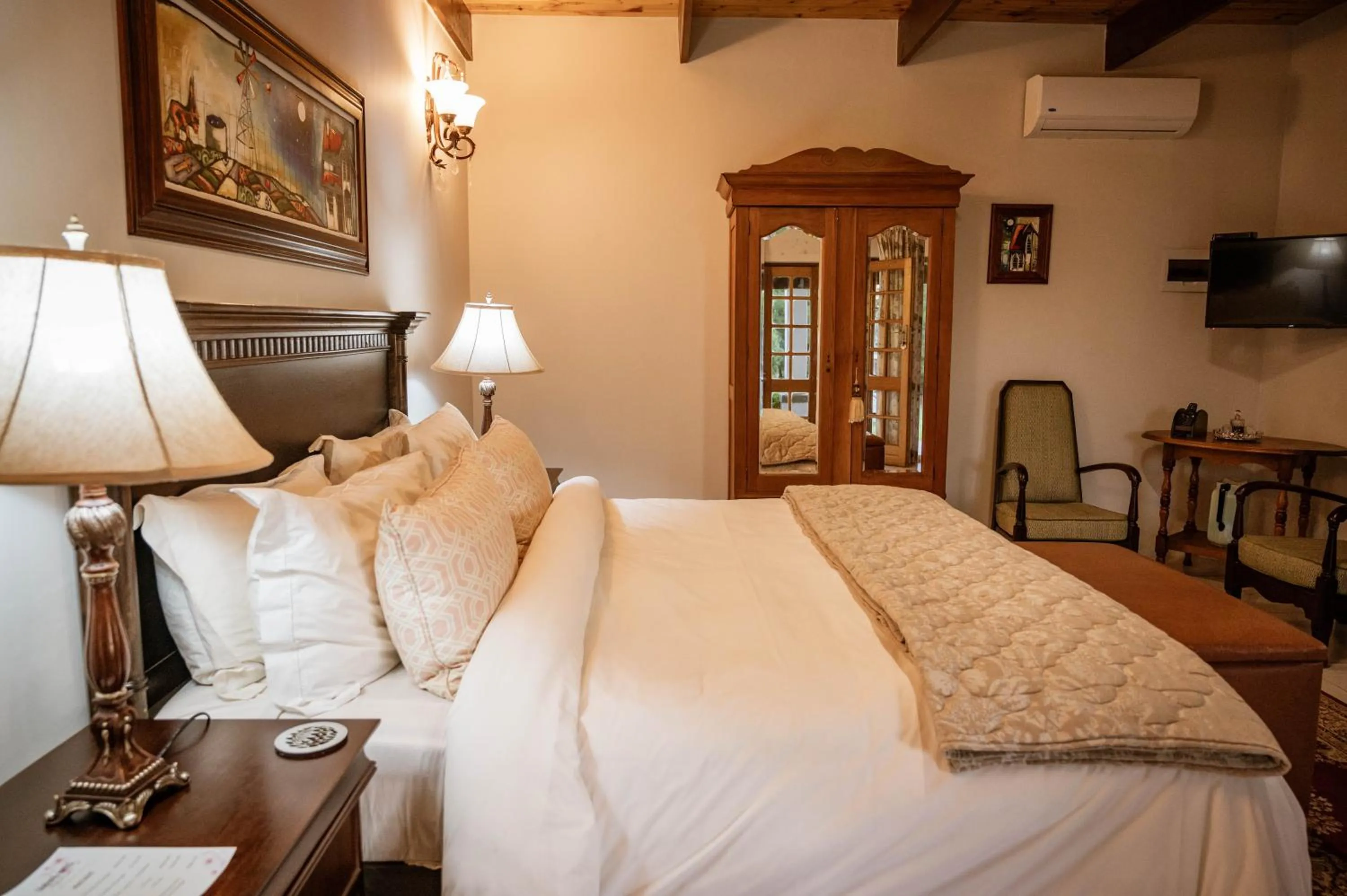 Bed in De Denne Country Guest House
