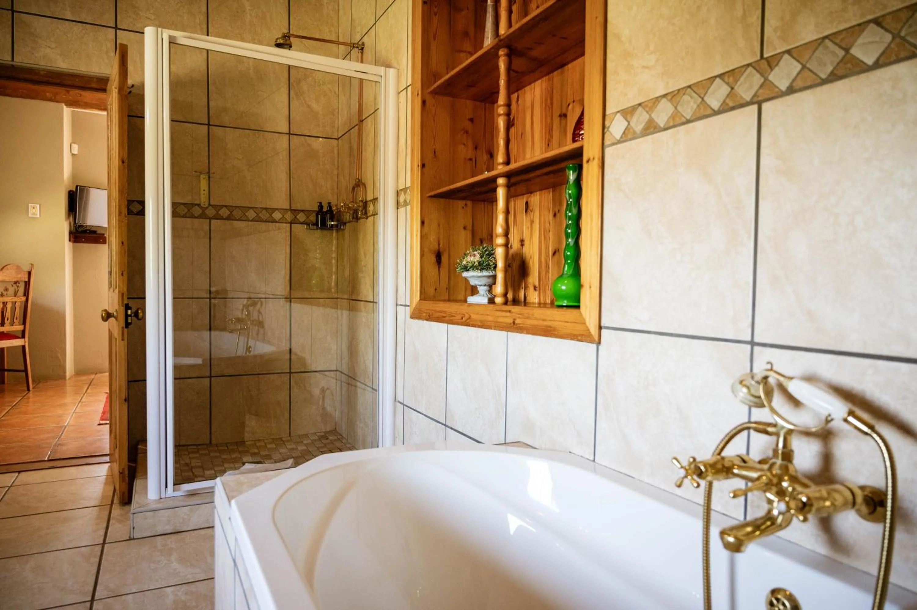 Shower in De Denne Country Guest House