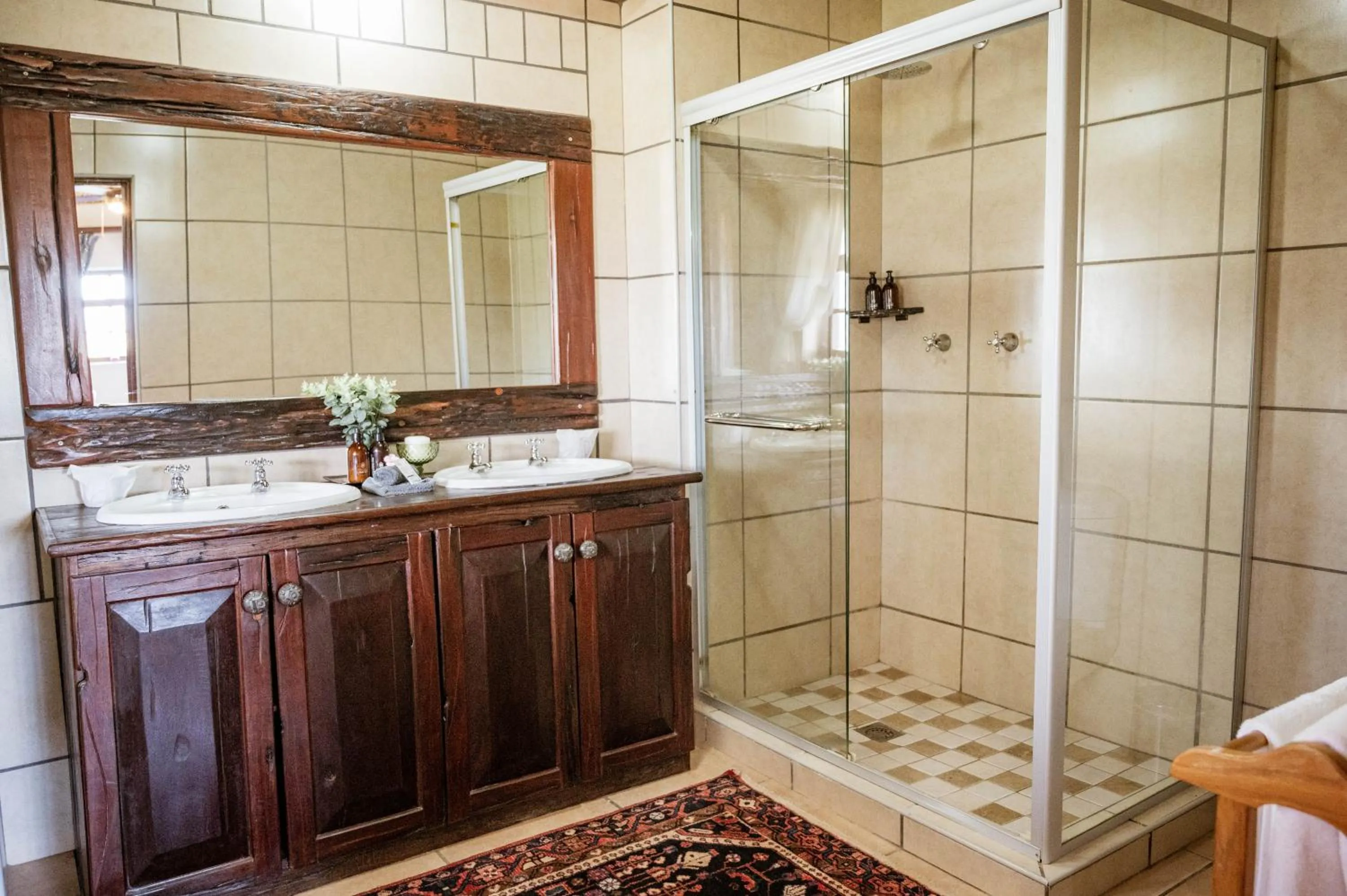 Shower in De Denne Country Guest House