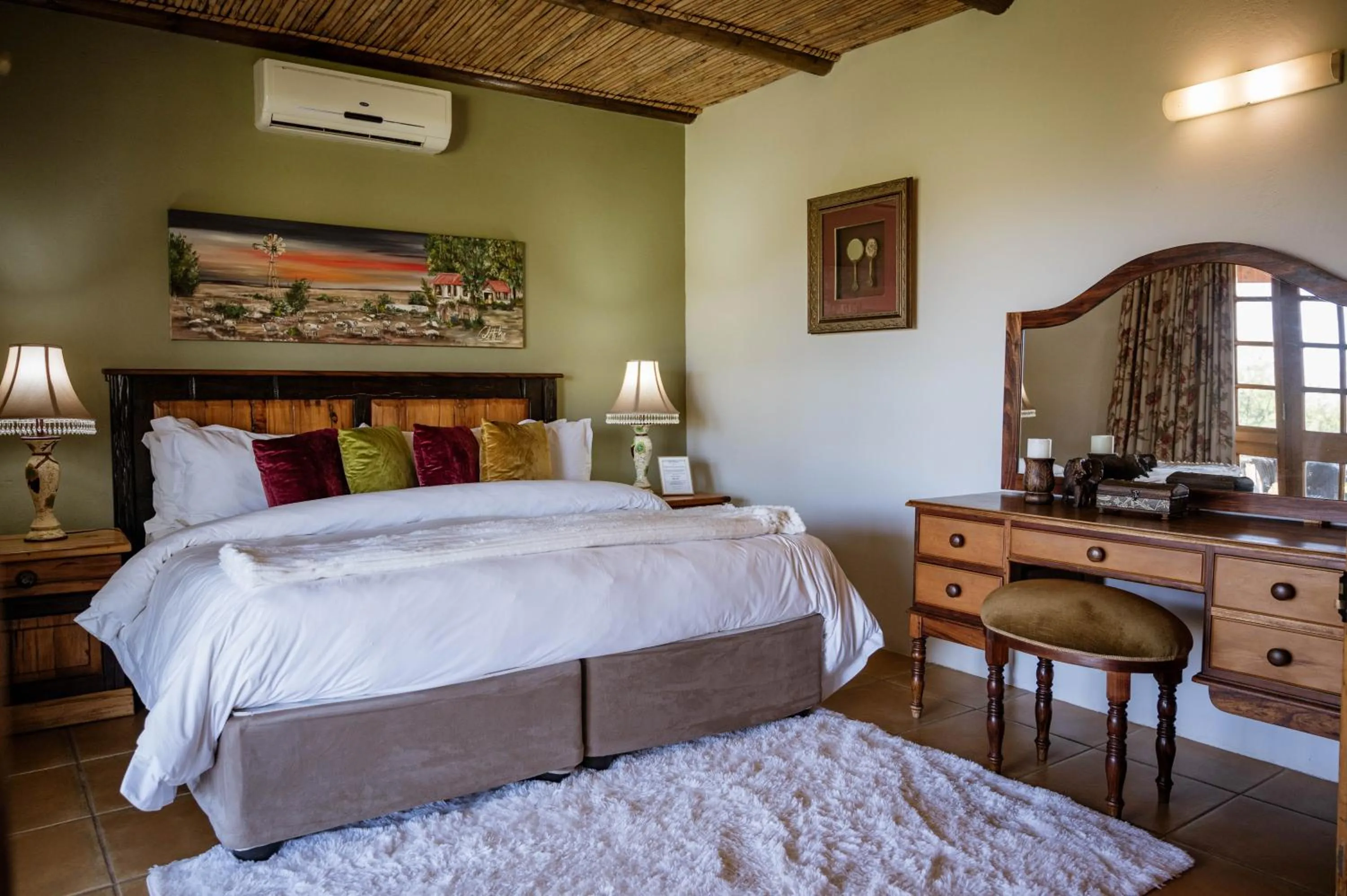 Bed in De Denne Country Guest House