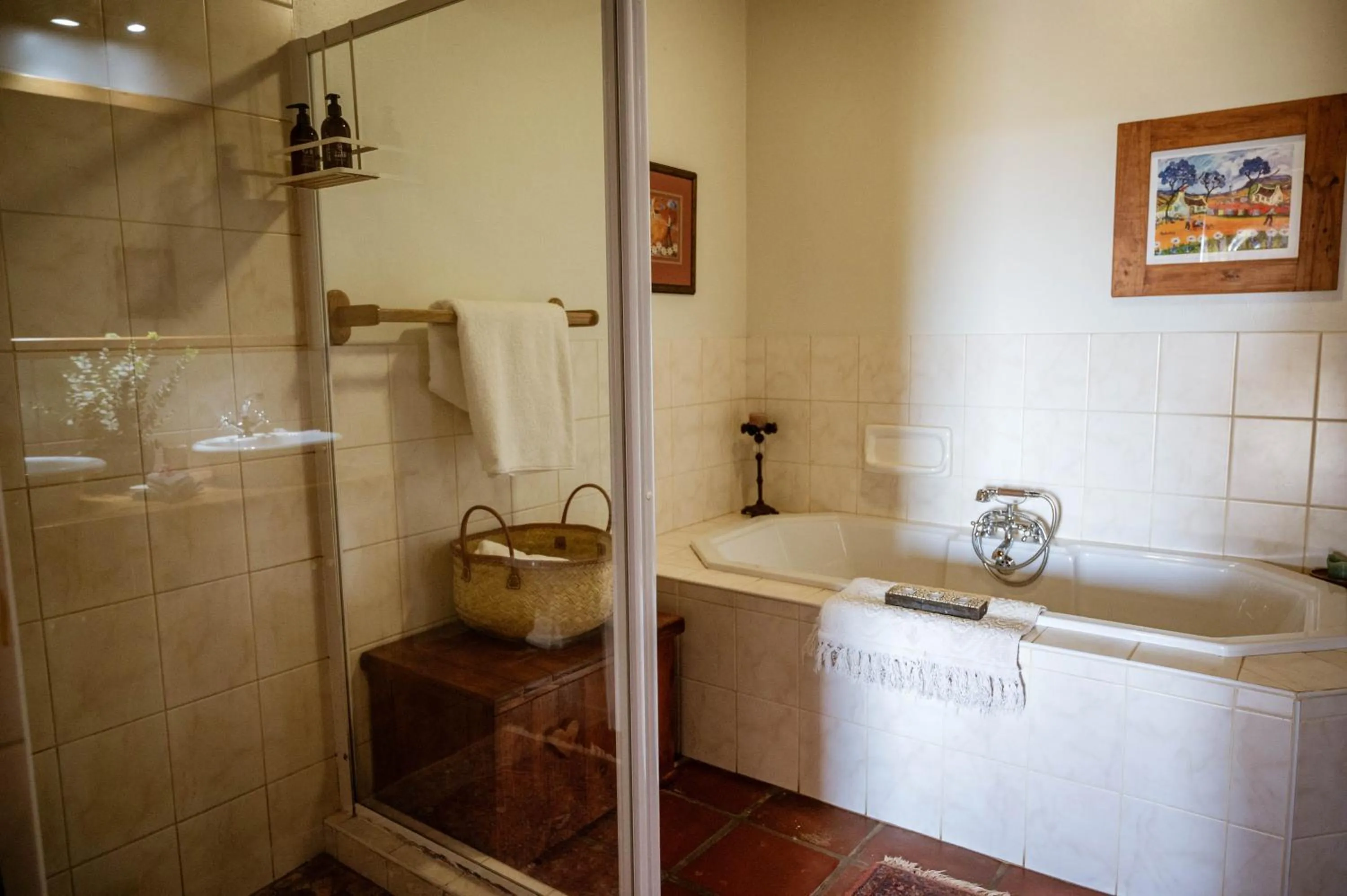 Shower in De Denne Country Guest House