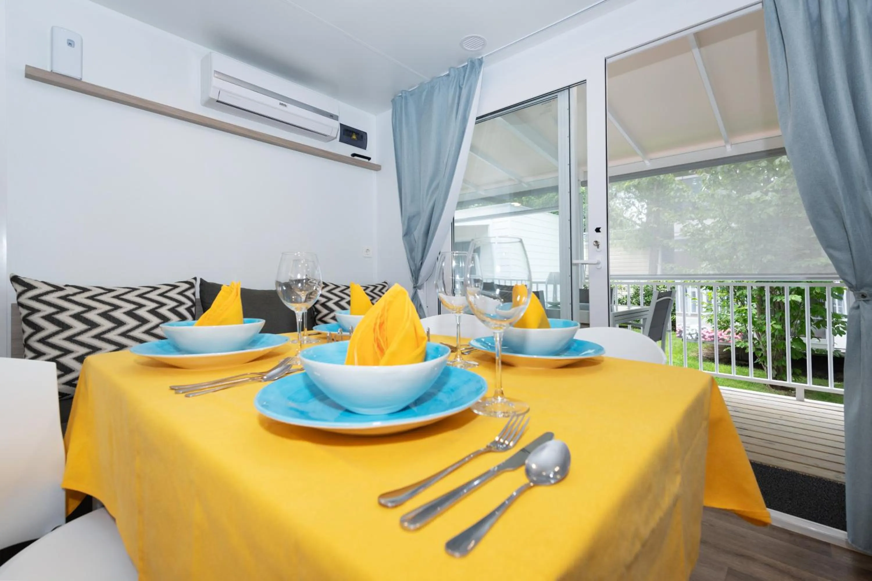 Living room in Luxury Camp at Union Lido