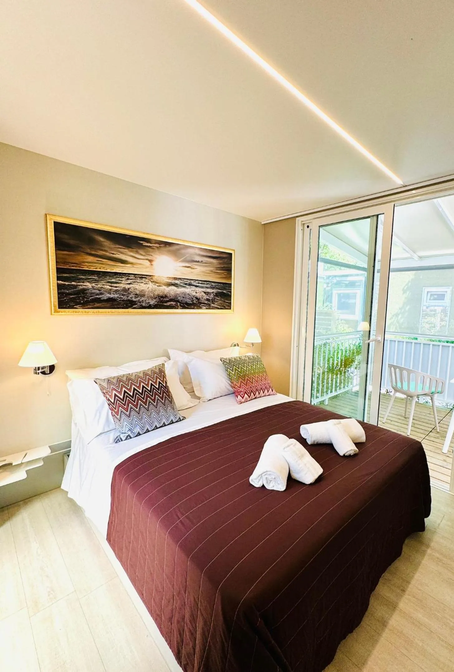 Bed in Luxury Camp at Union Lido