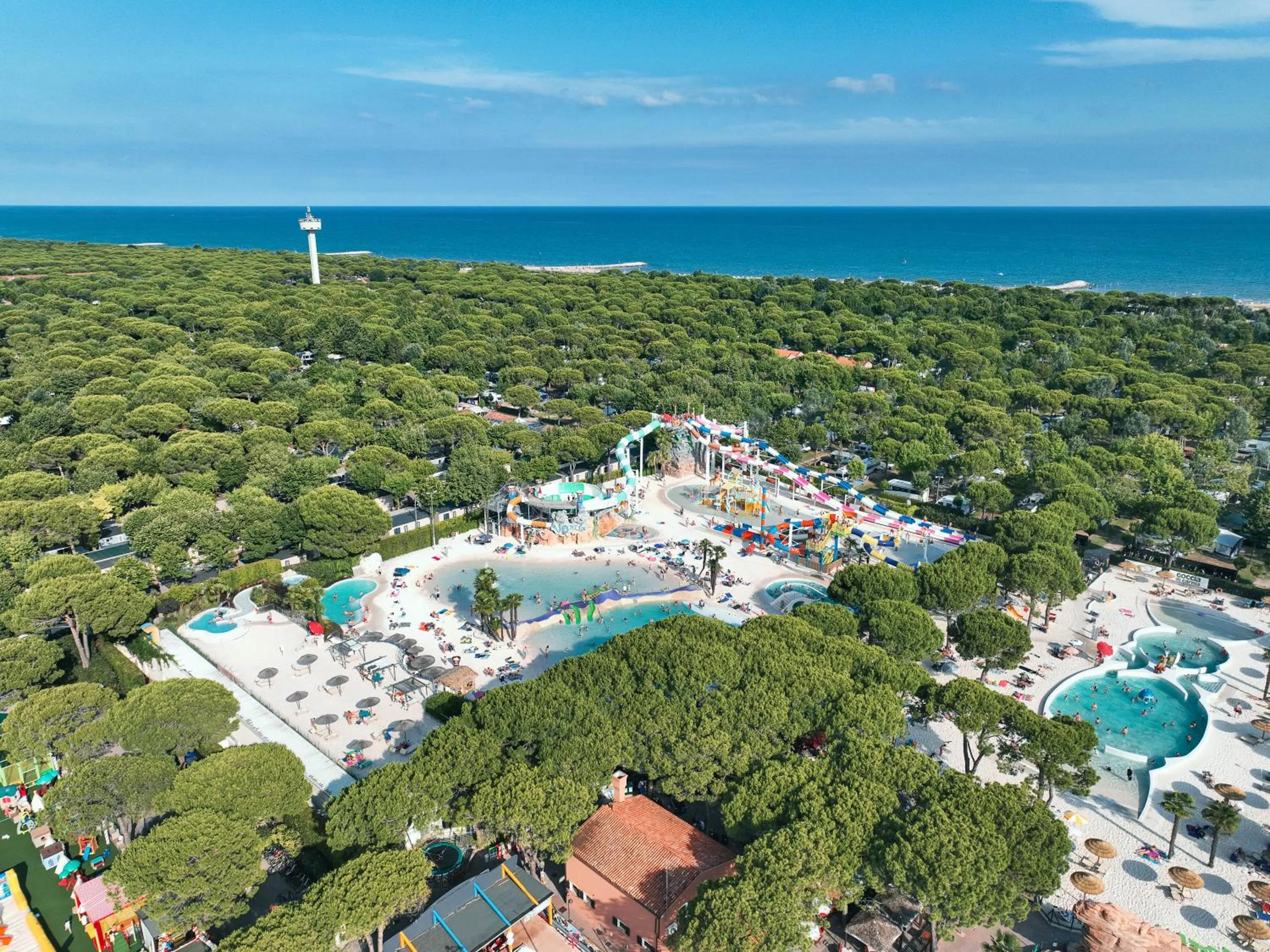 Bird's eye view in Luxury Camp at Union Lido