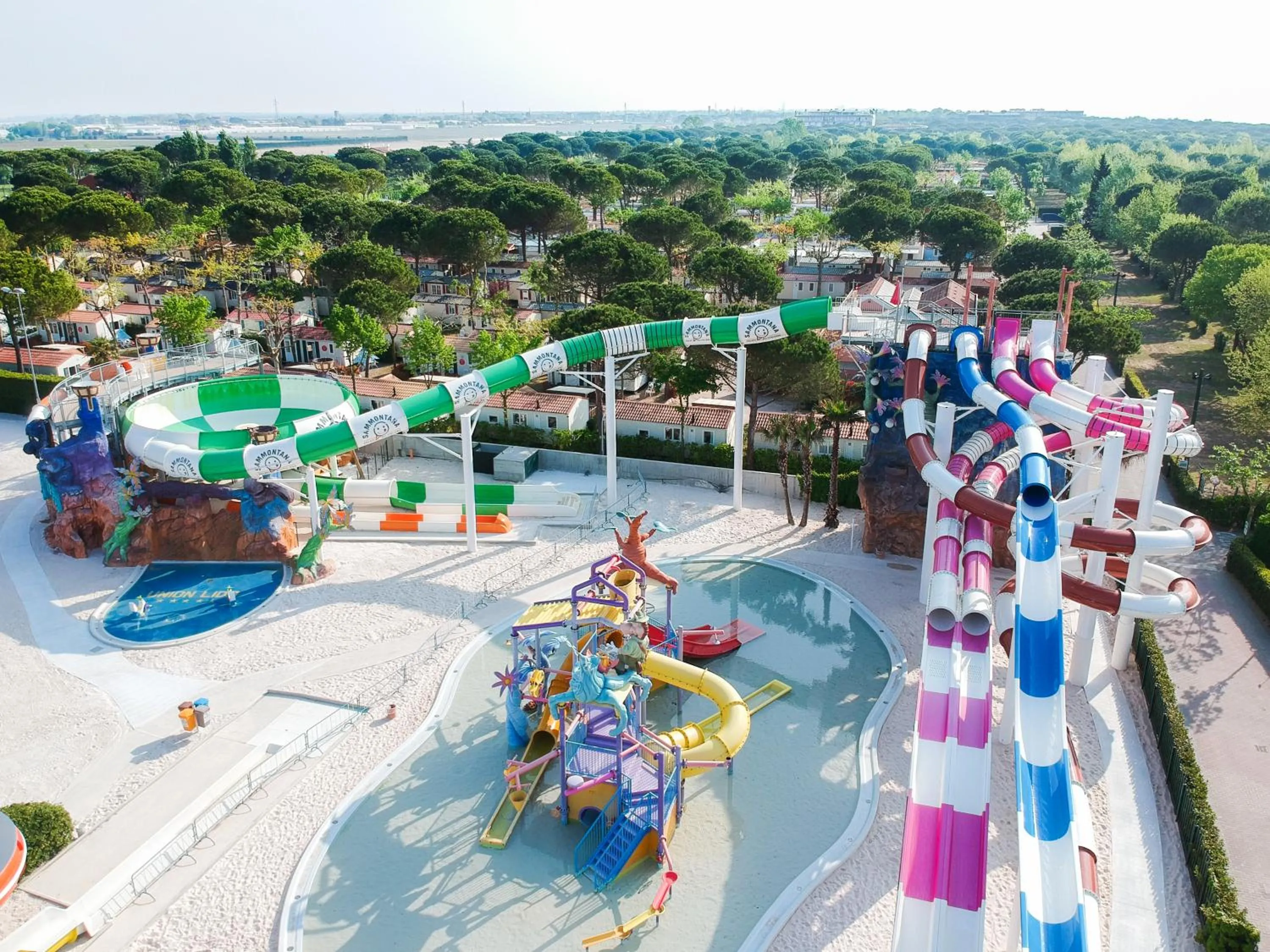 Aqua park in Luxury Camp at Union Lido