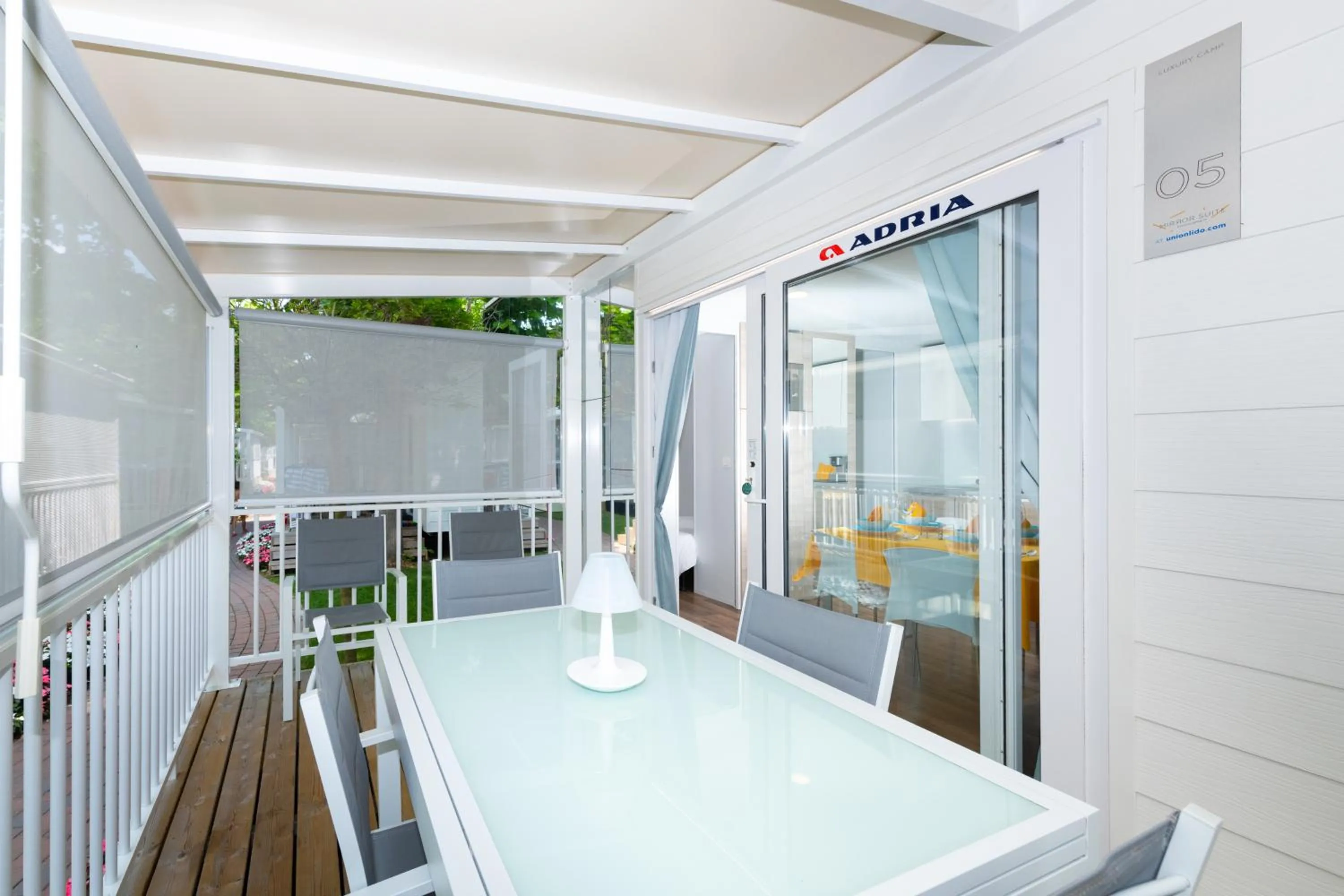 Balcony/Terrace in Luxury Camp at Union Lido