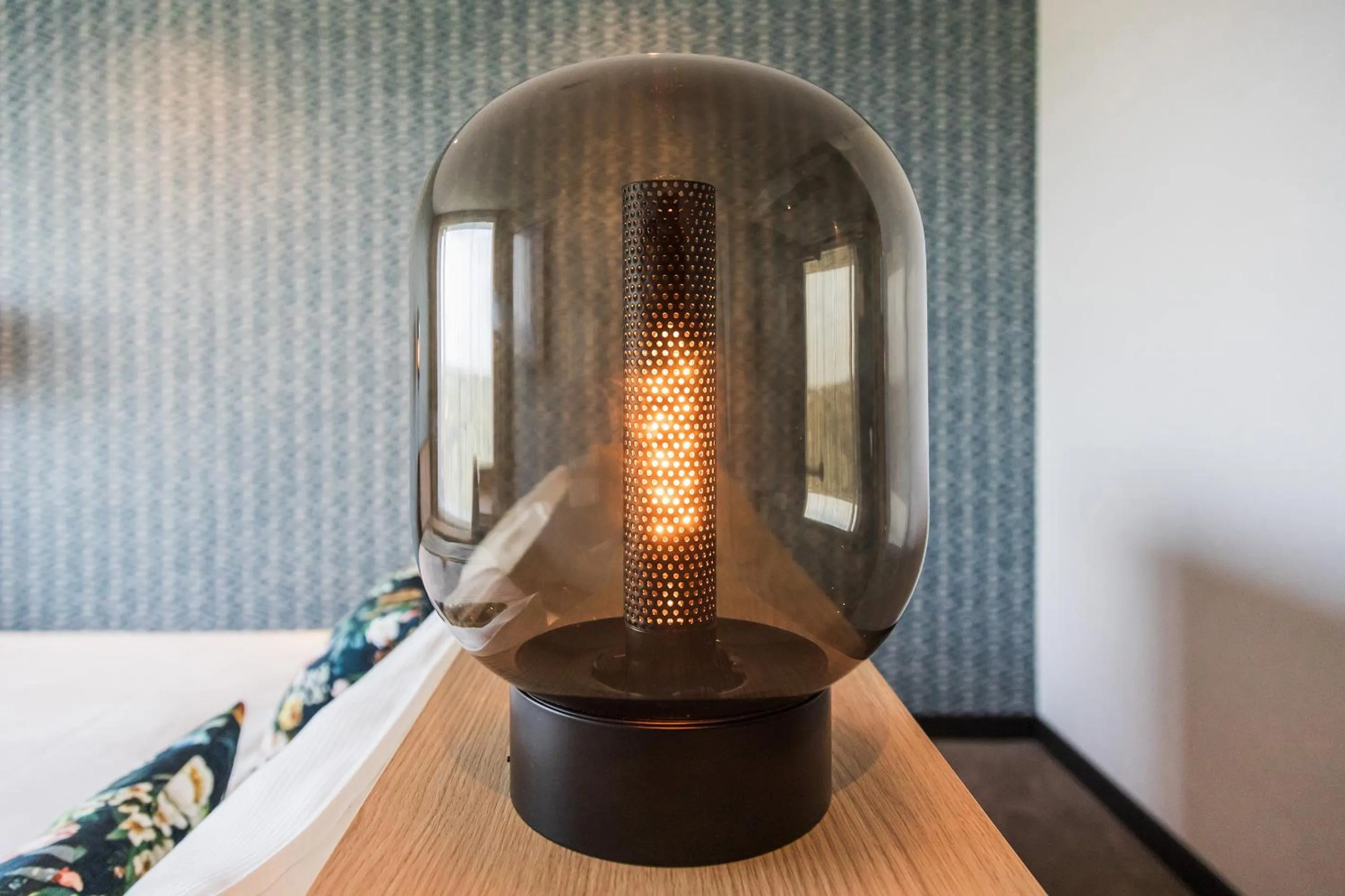 Decorative detail, Bed in Van der Valk Hotel Düsseldorf