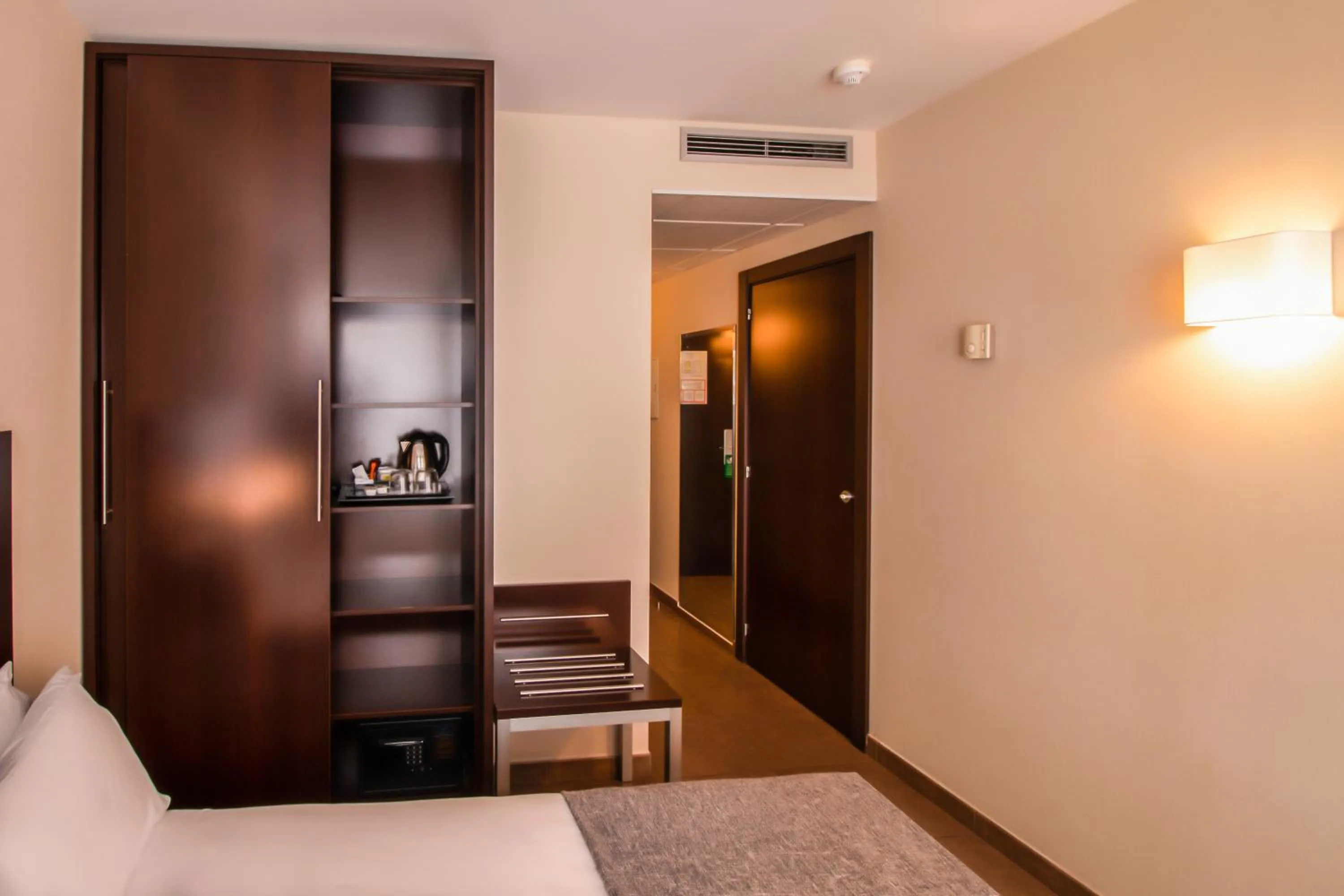 Decorative detail, Bed in SM Hotel Teatre Auditori