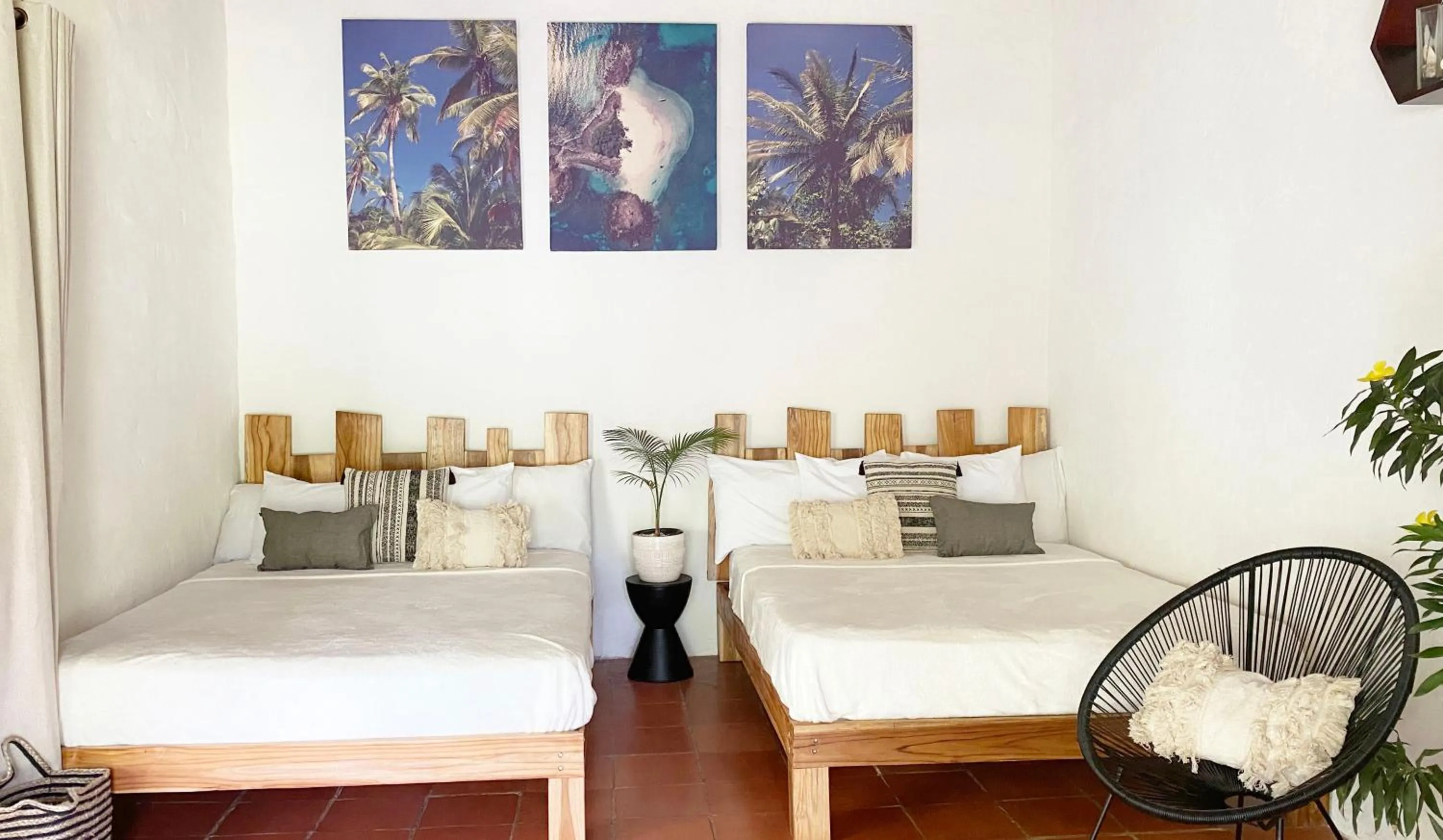 Bedroom, Bed in Villa Coco