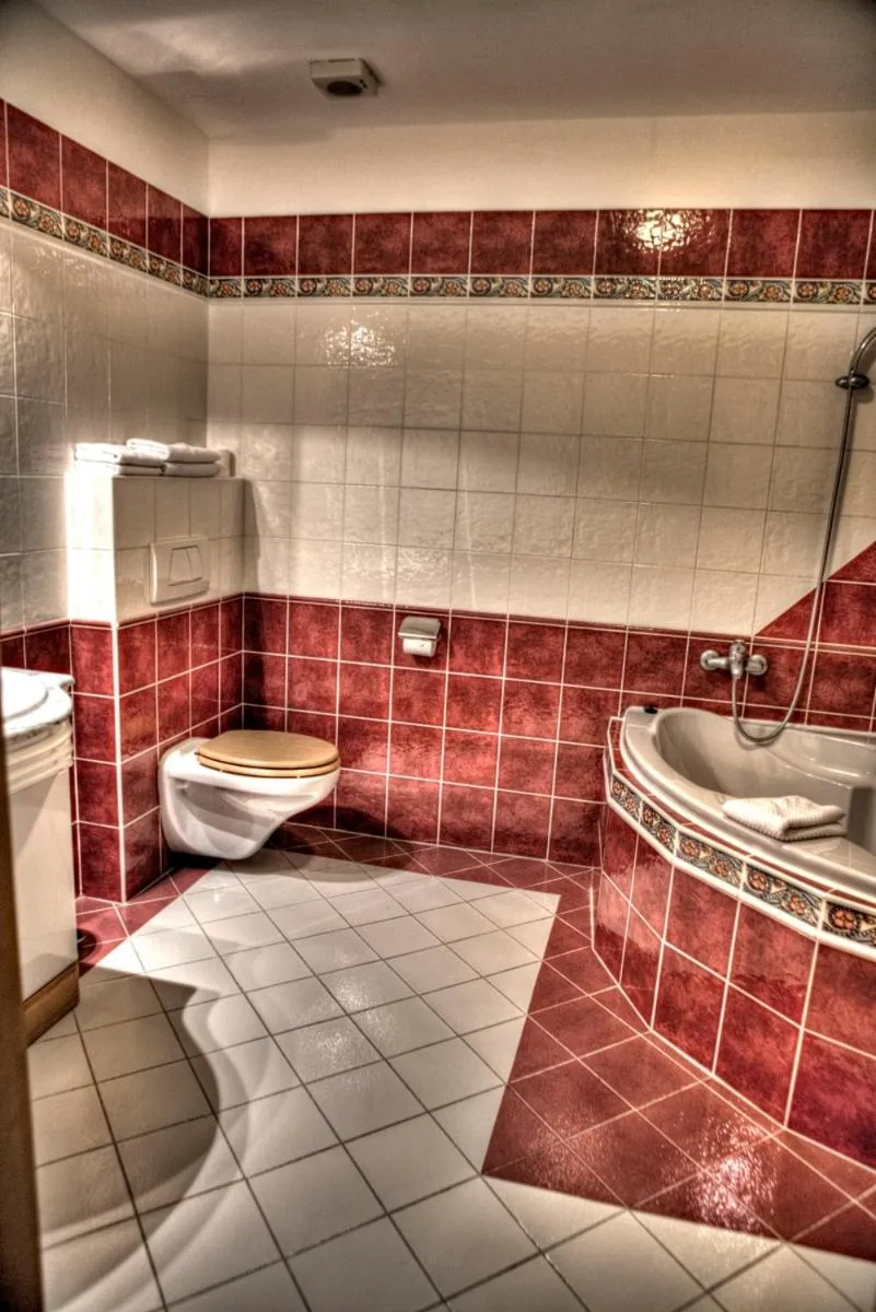 Shower in Motel U Krbu