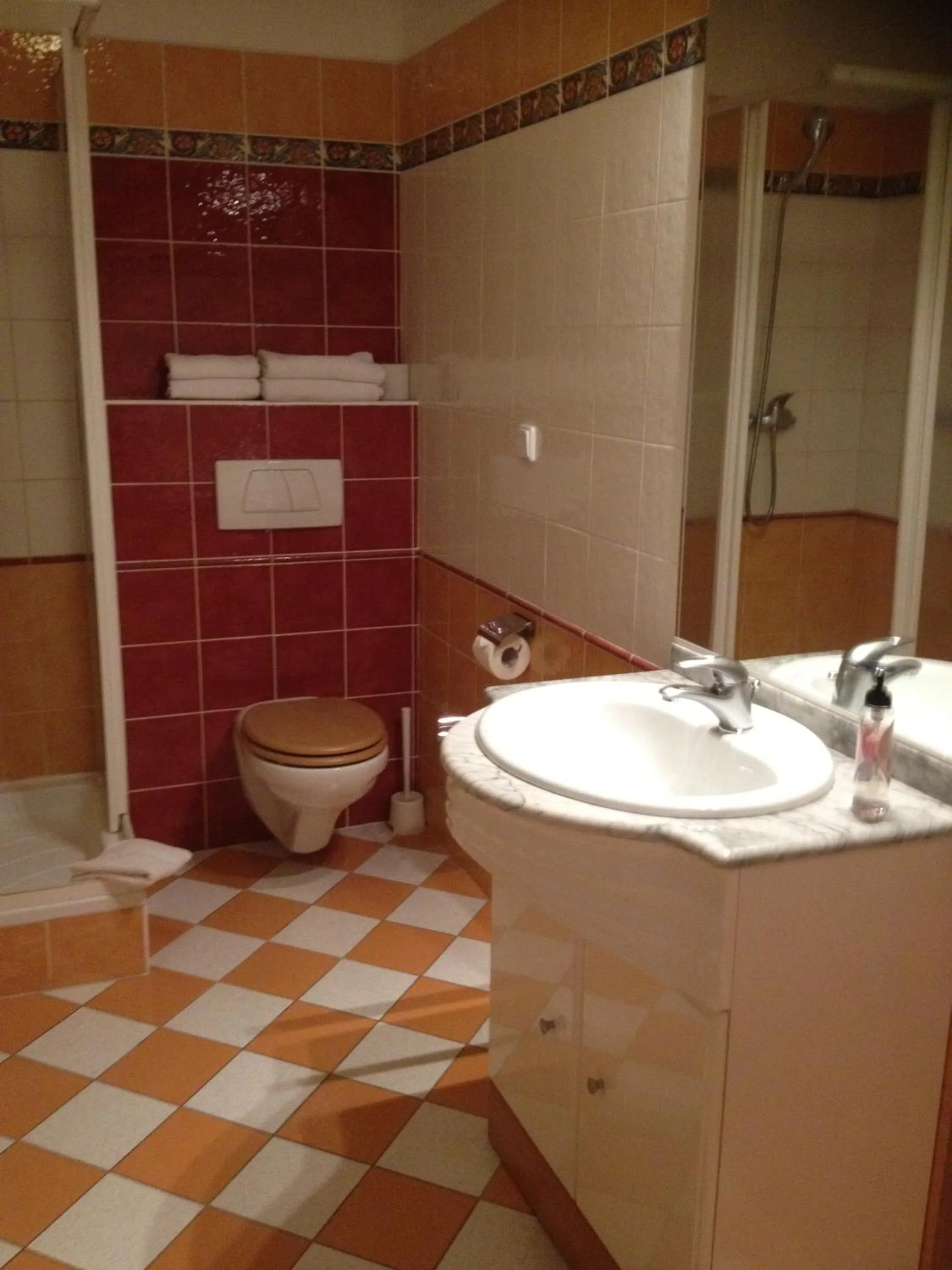 Bathroom in Motel U Krbu