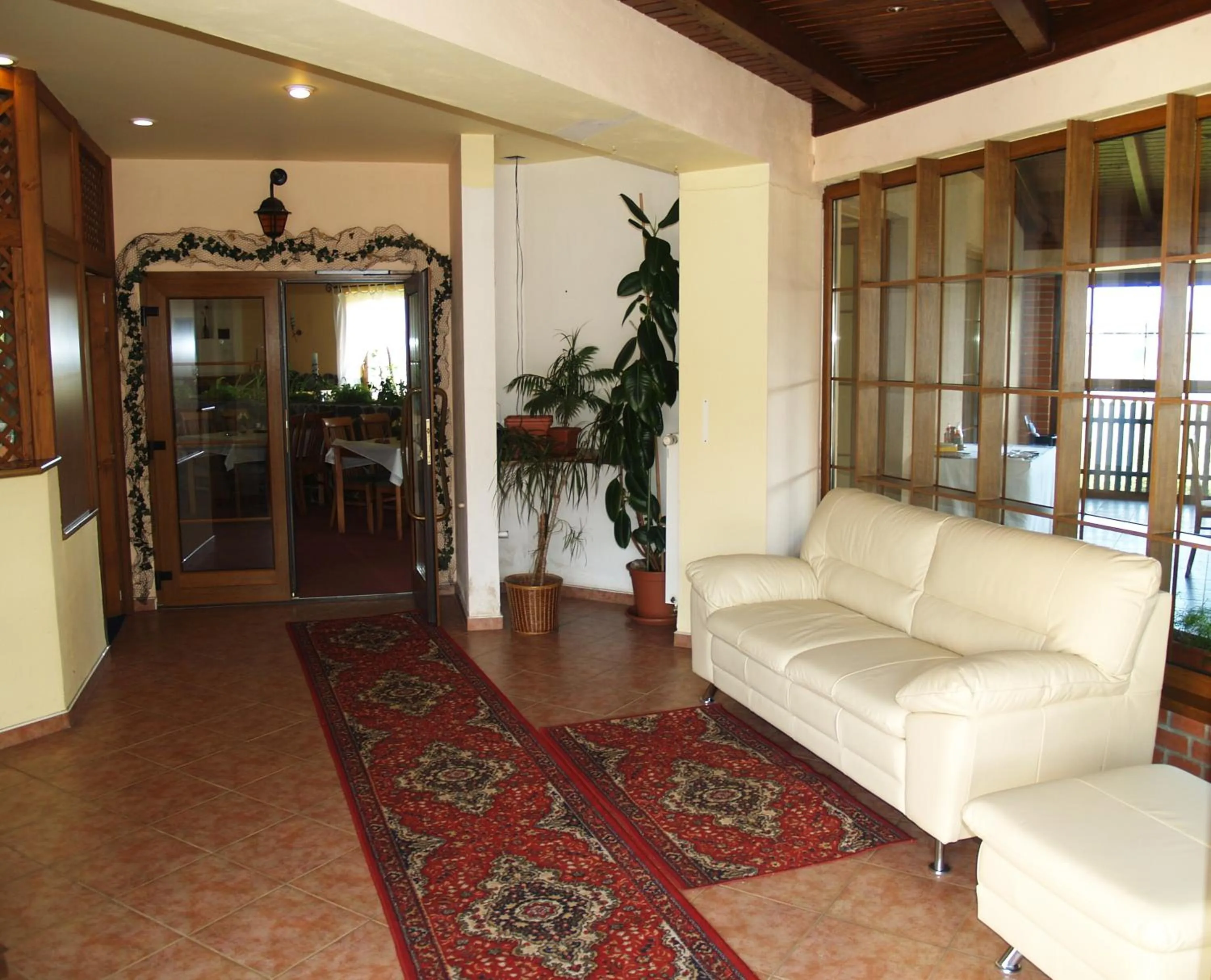 Communal lounge/ TV room in Motel U Krbu