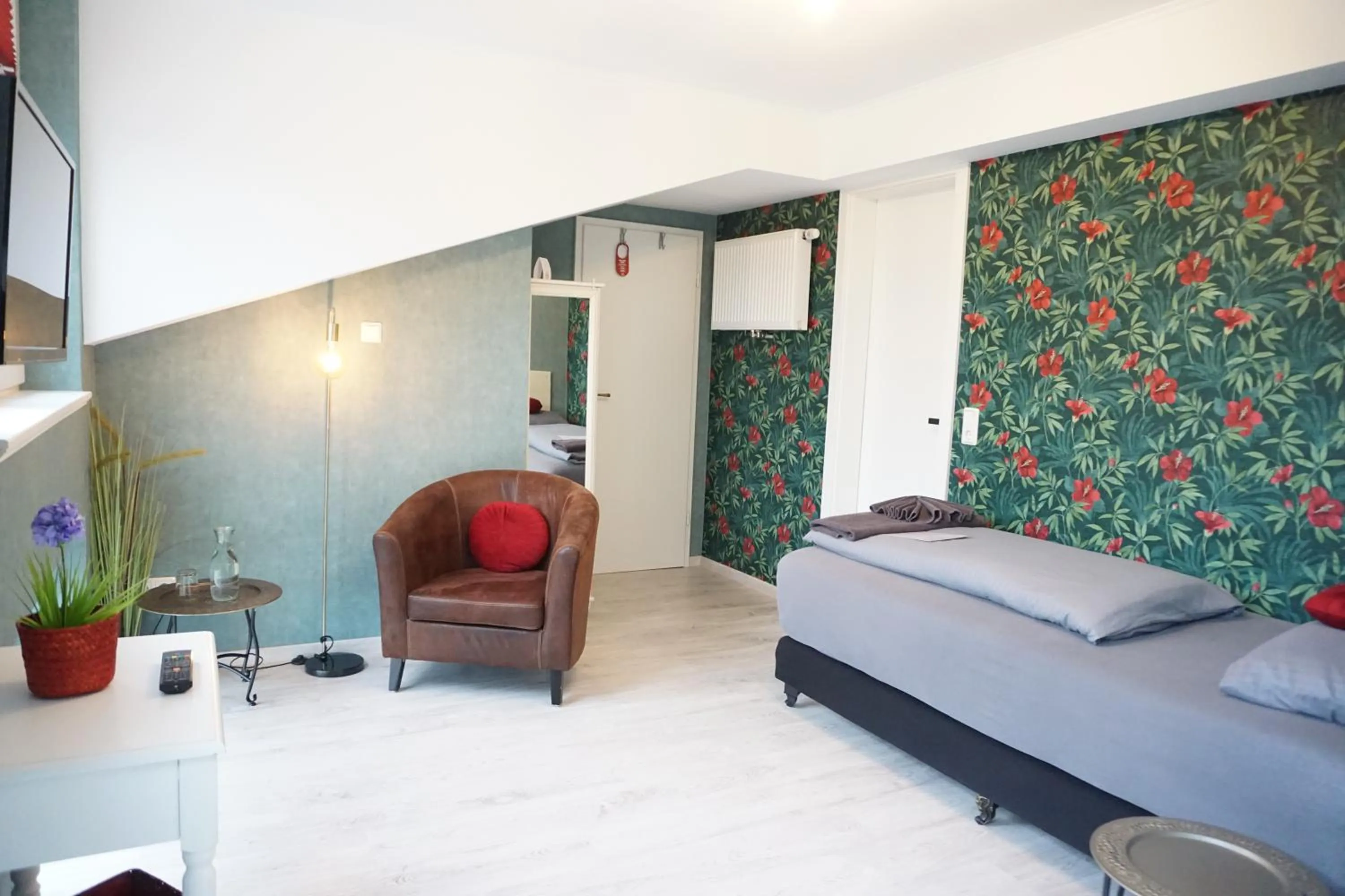 Bed in Hotel Groote Engel