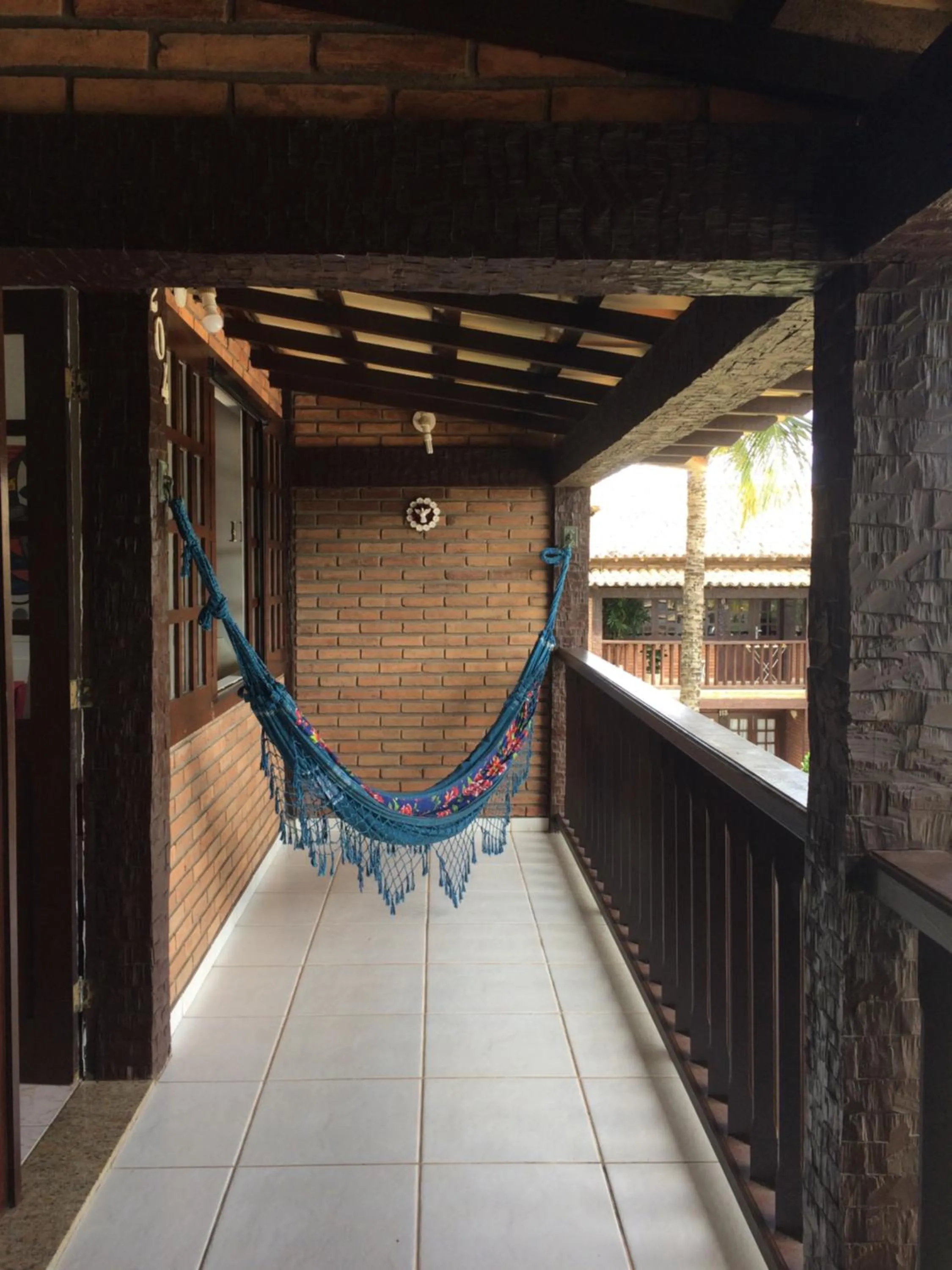 Balcony/Terrace in Apart hotel a 150m da praia de Geribá