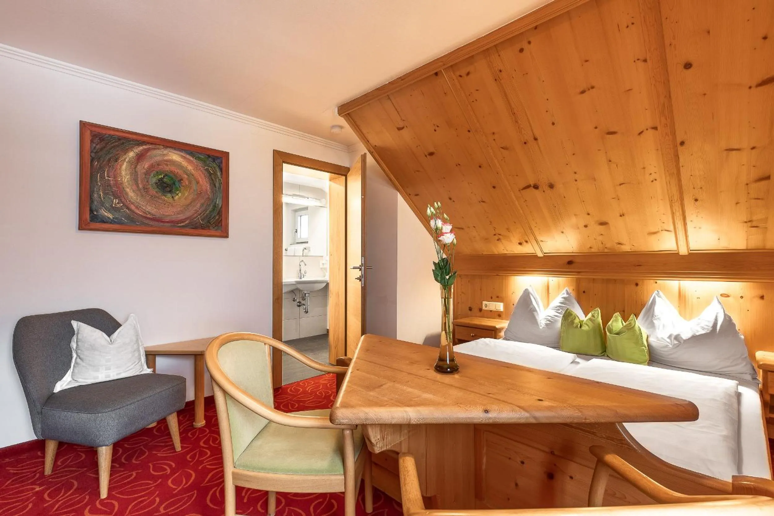 Bedroom in Pension Antonia