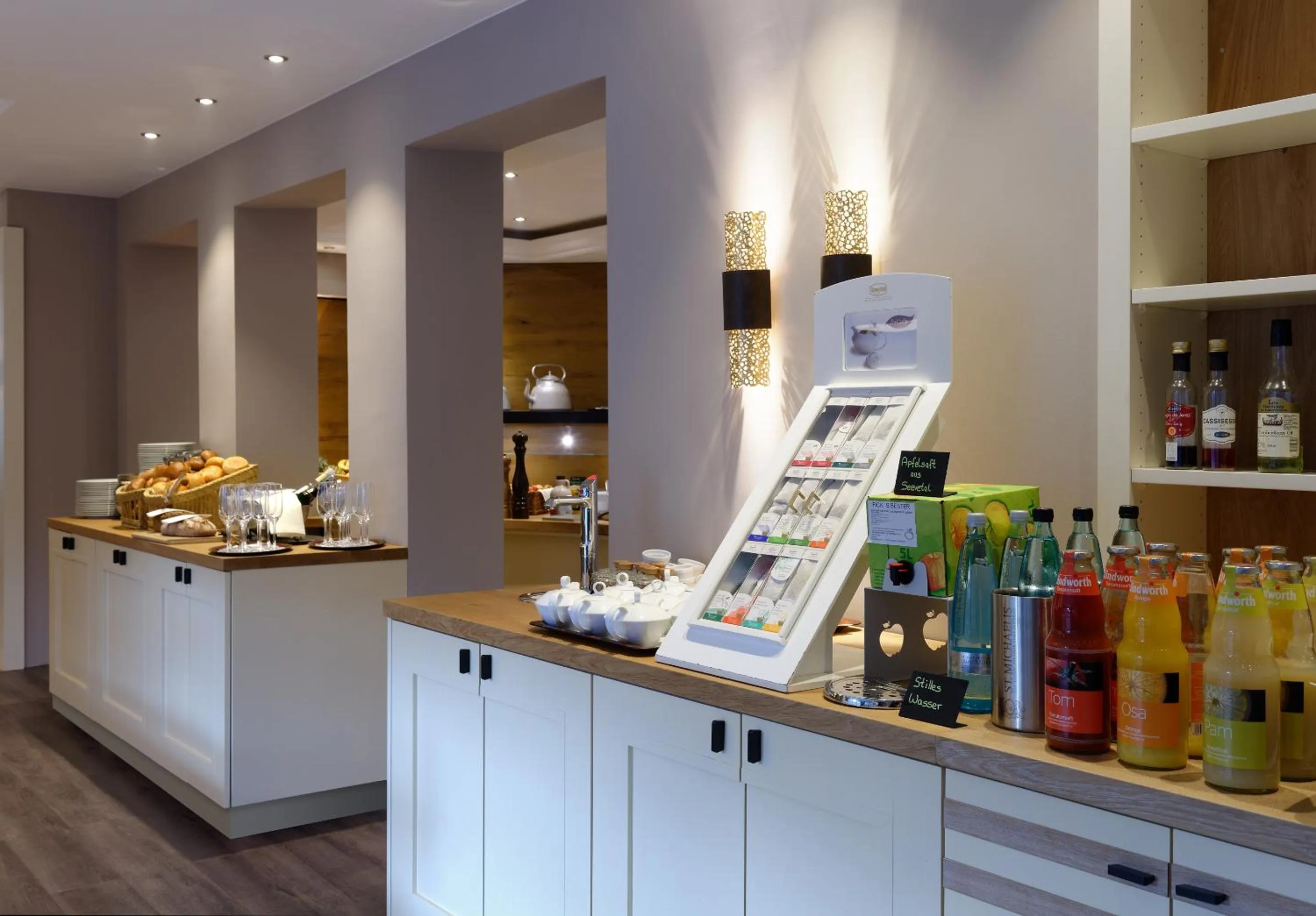 Continental breakfast in Hotel Sellhorn, Ringhotel Hanstedt
