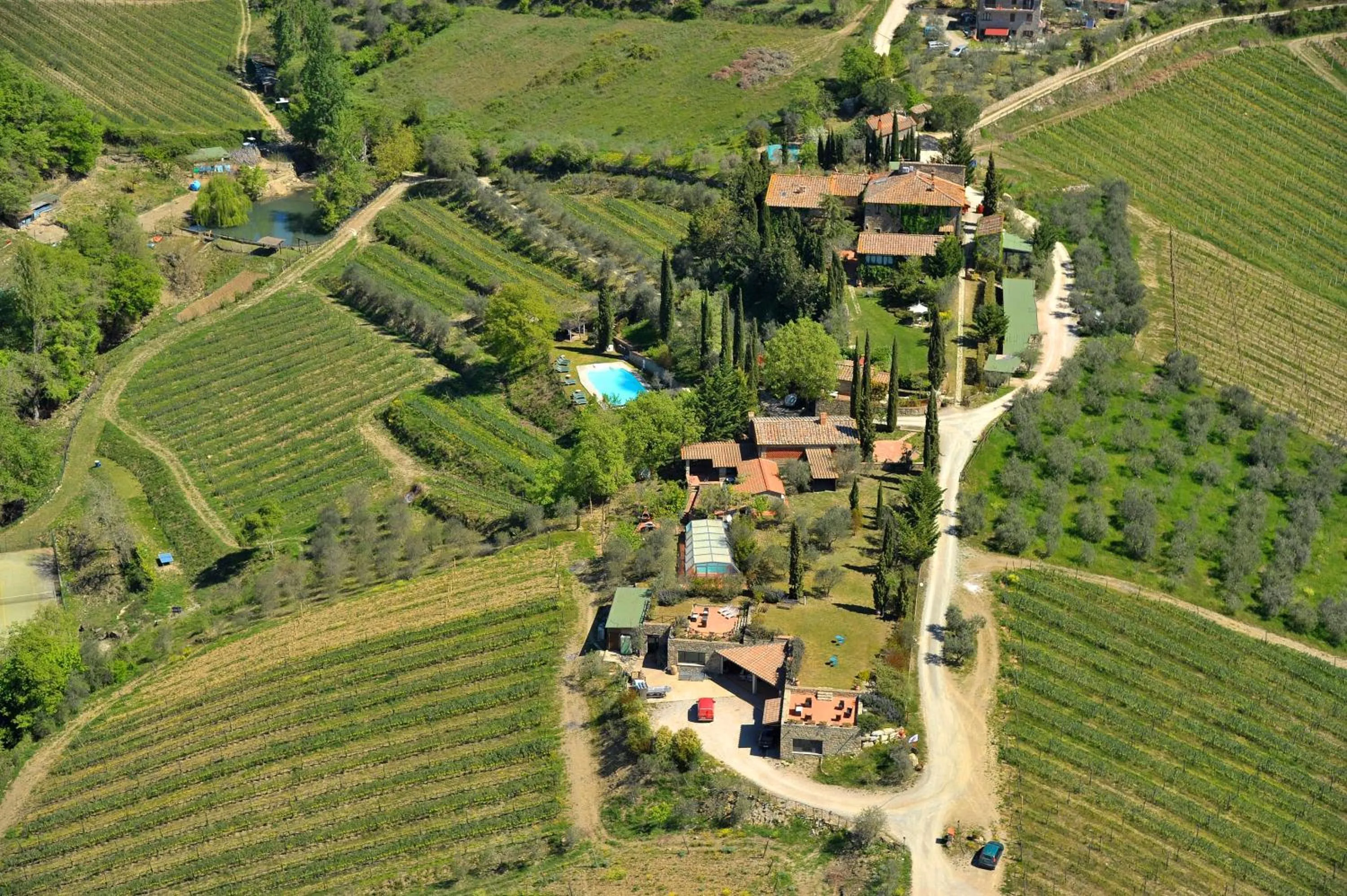 Bird's eye view in Borgo Casa al Vento