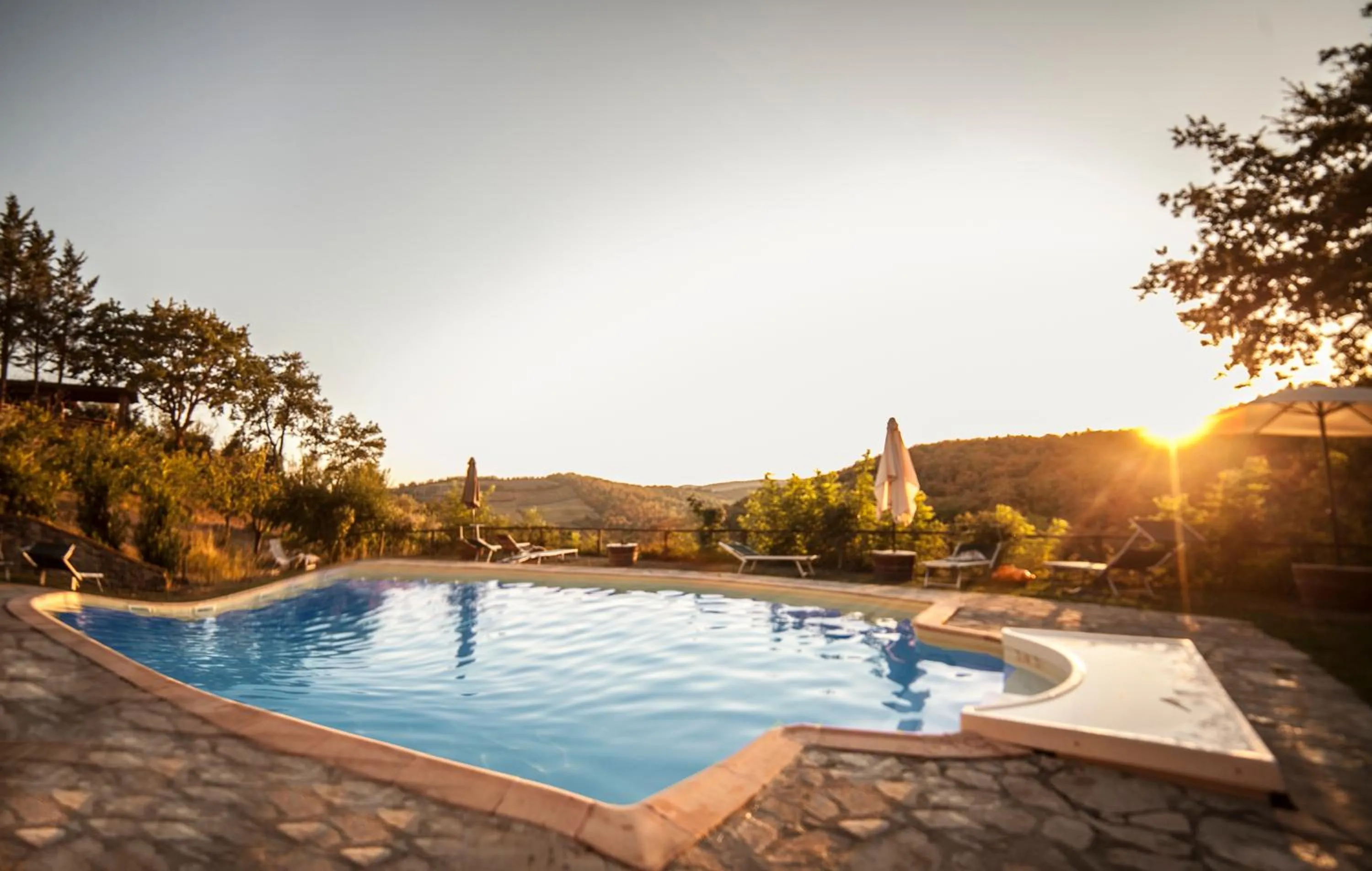 Swimming pool in Borgo Casa al Vento