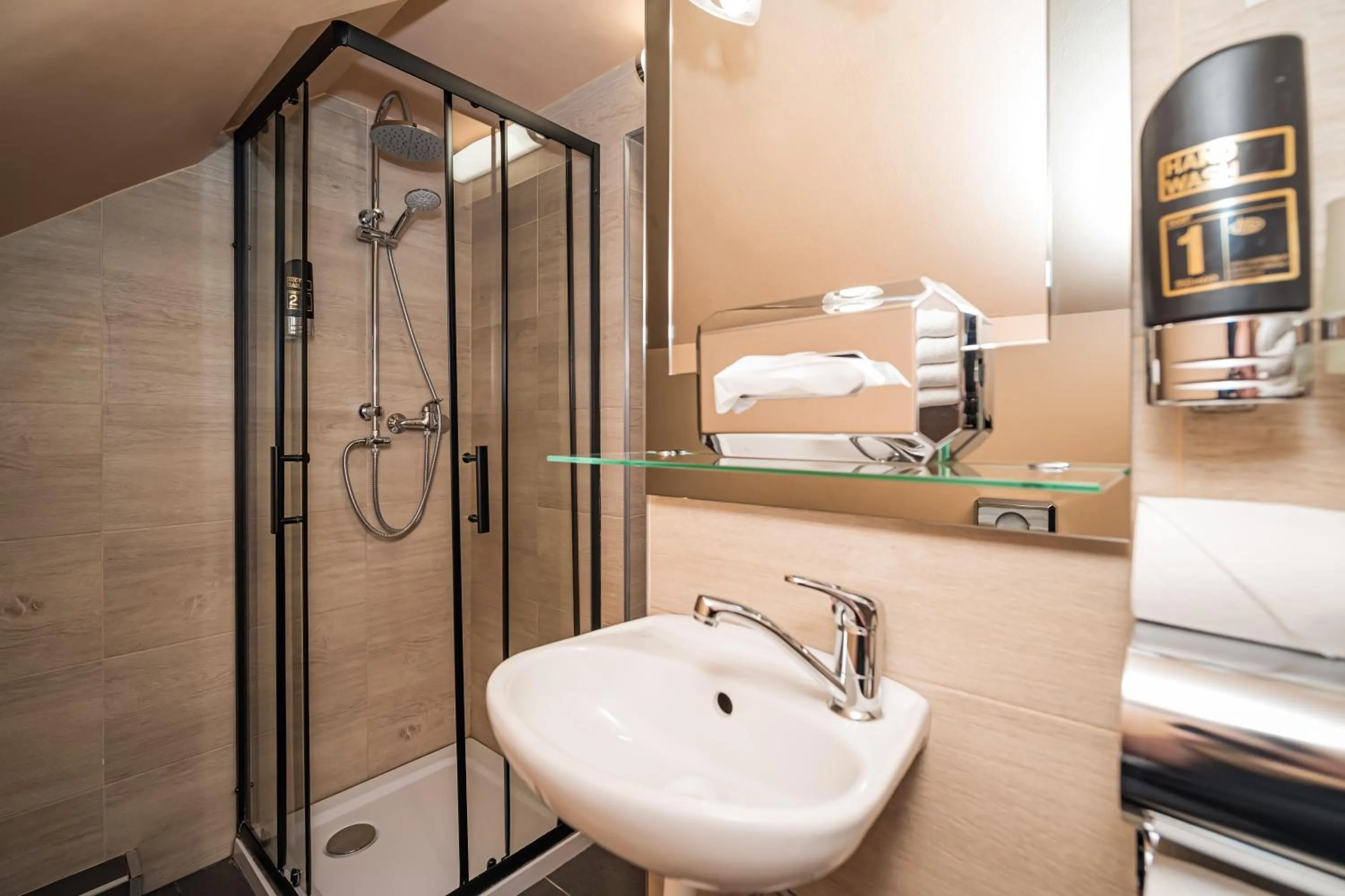 Shower in Hotel Czechia
