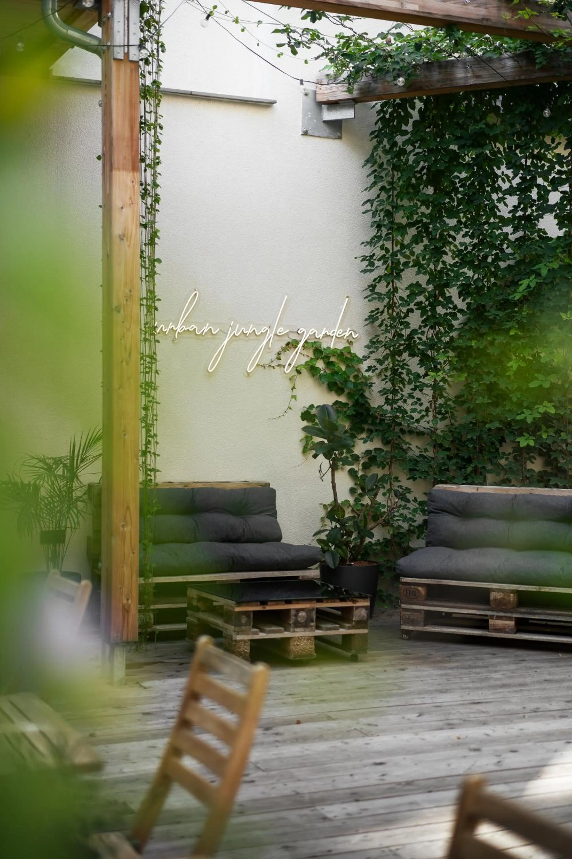 Patio in Urban Jungle Apartments