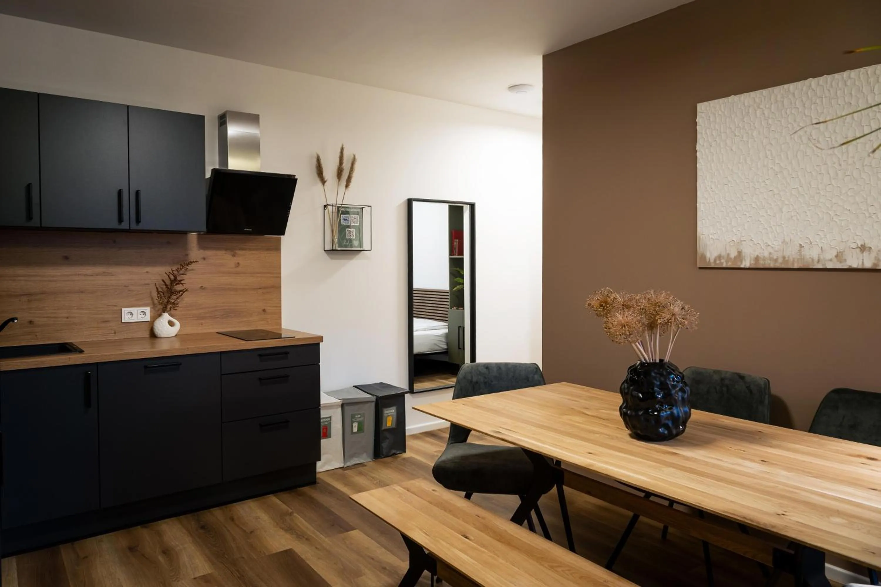 Dining area in Urban Jungle Apartments