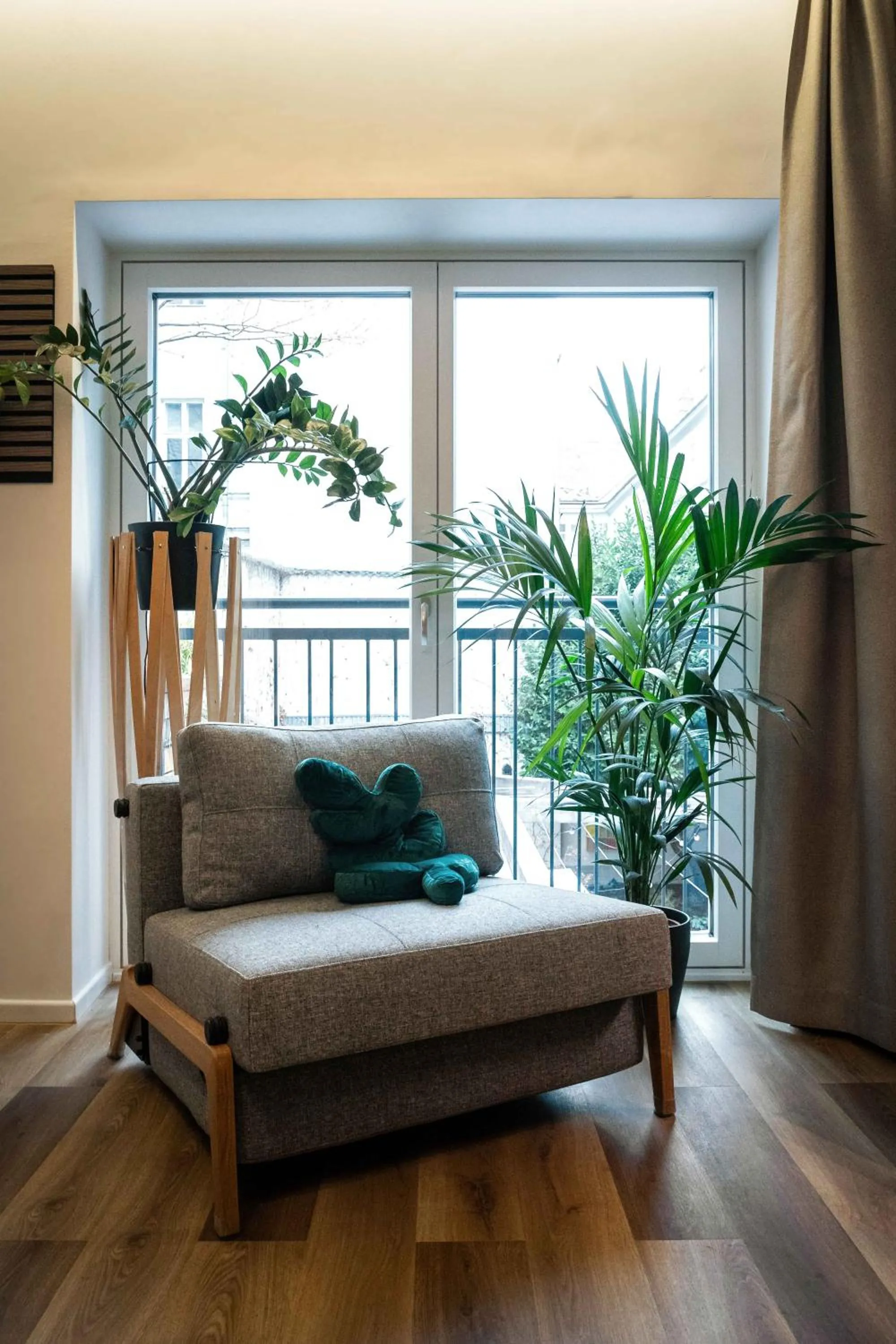 Living room in Urban Jungle Apartments