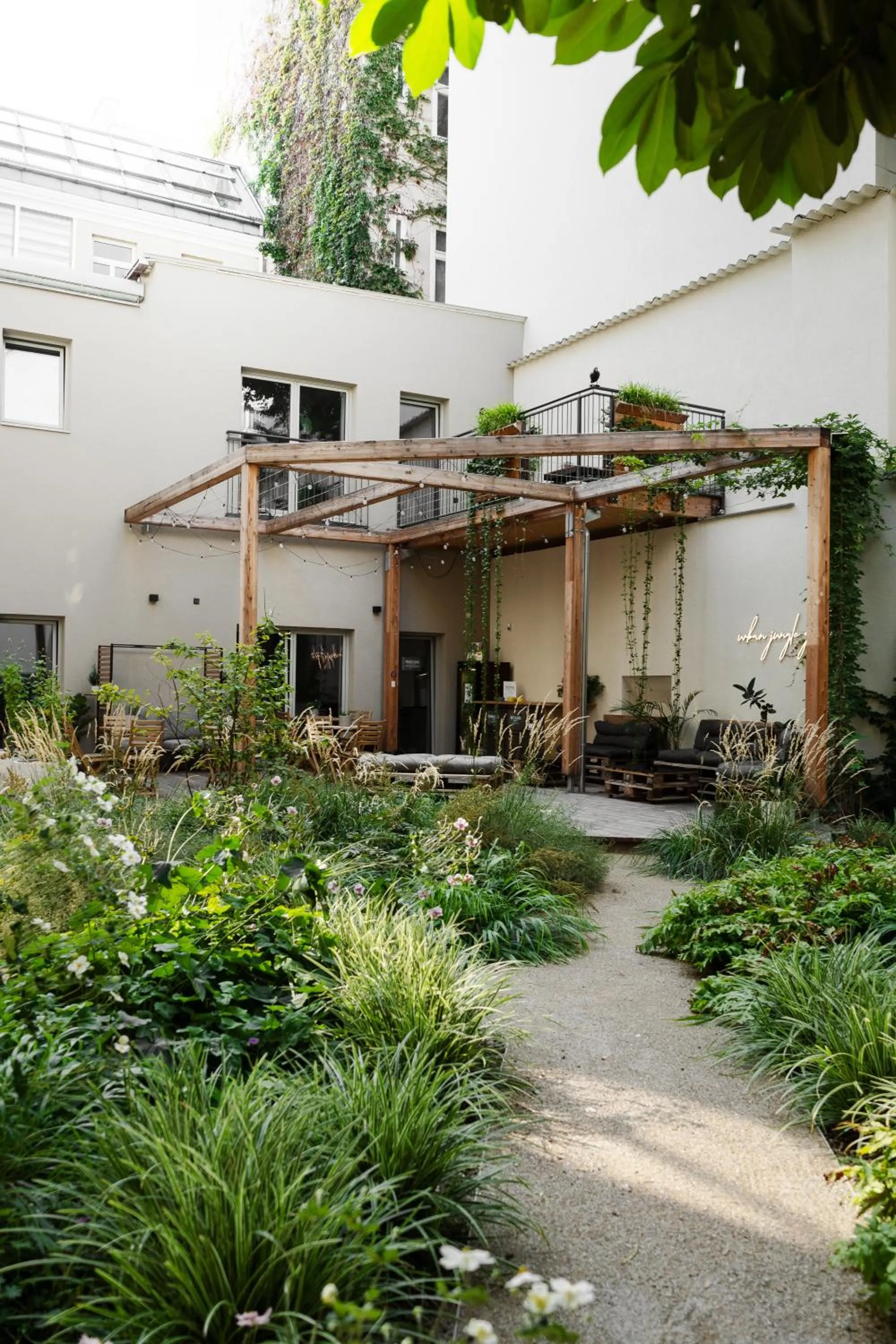 Garden in Urban Jungle Apartments