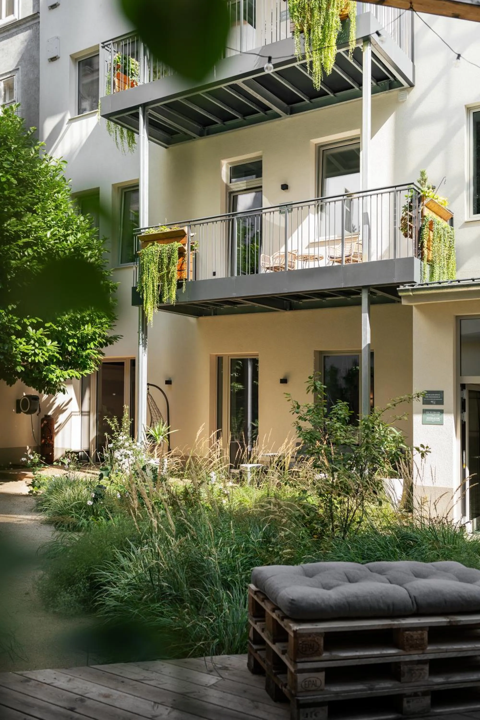 Patio in Urban Jungle Apartments