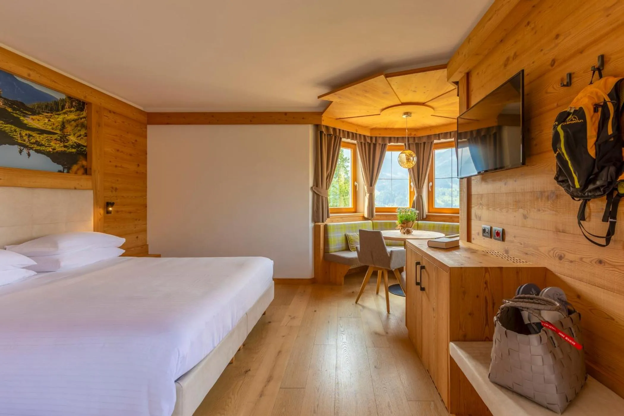 Bed in Hotel Lagorai Resort & Spa