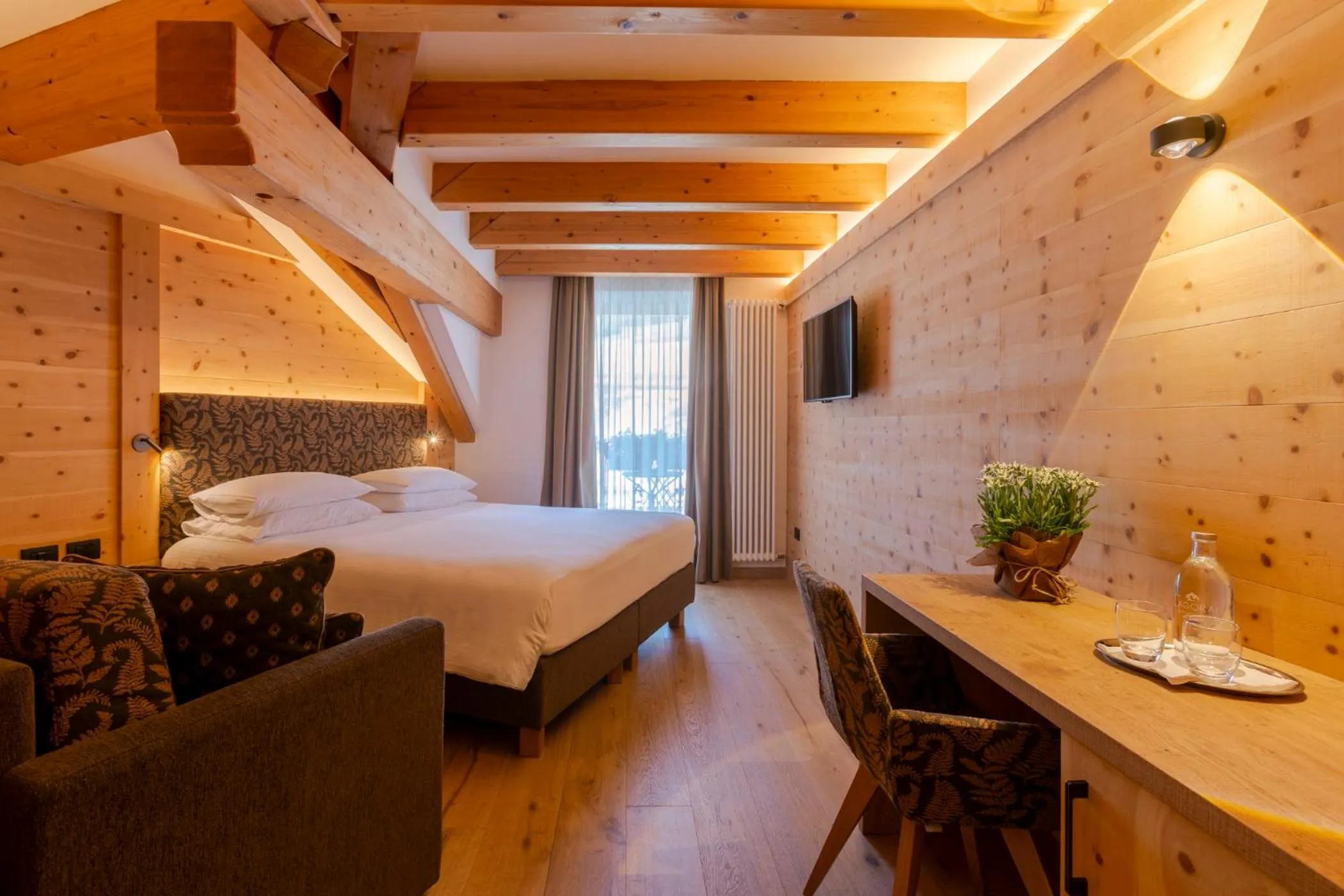 Bed in Hotel Lagorai Resort & Spa