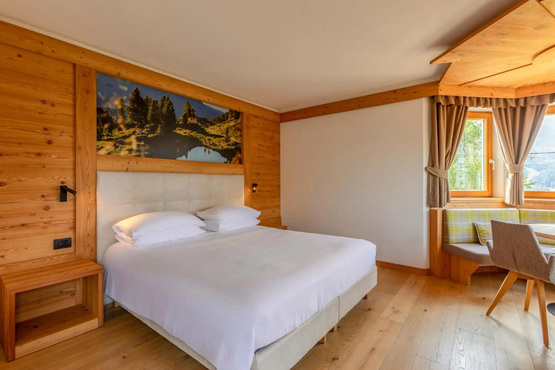 Bed in Hotel Lagorai Resort & Spa