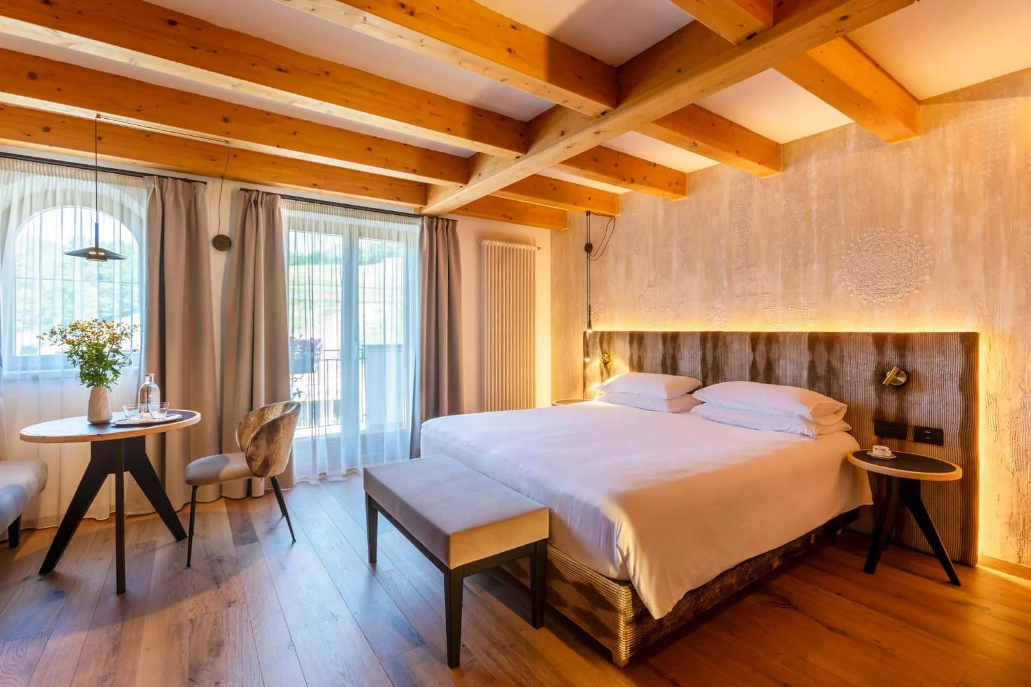 Bed in Hotel Lagorai Resort & Spa